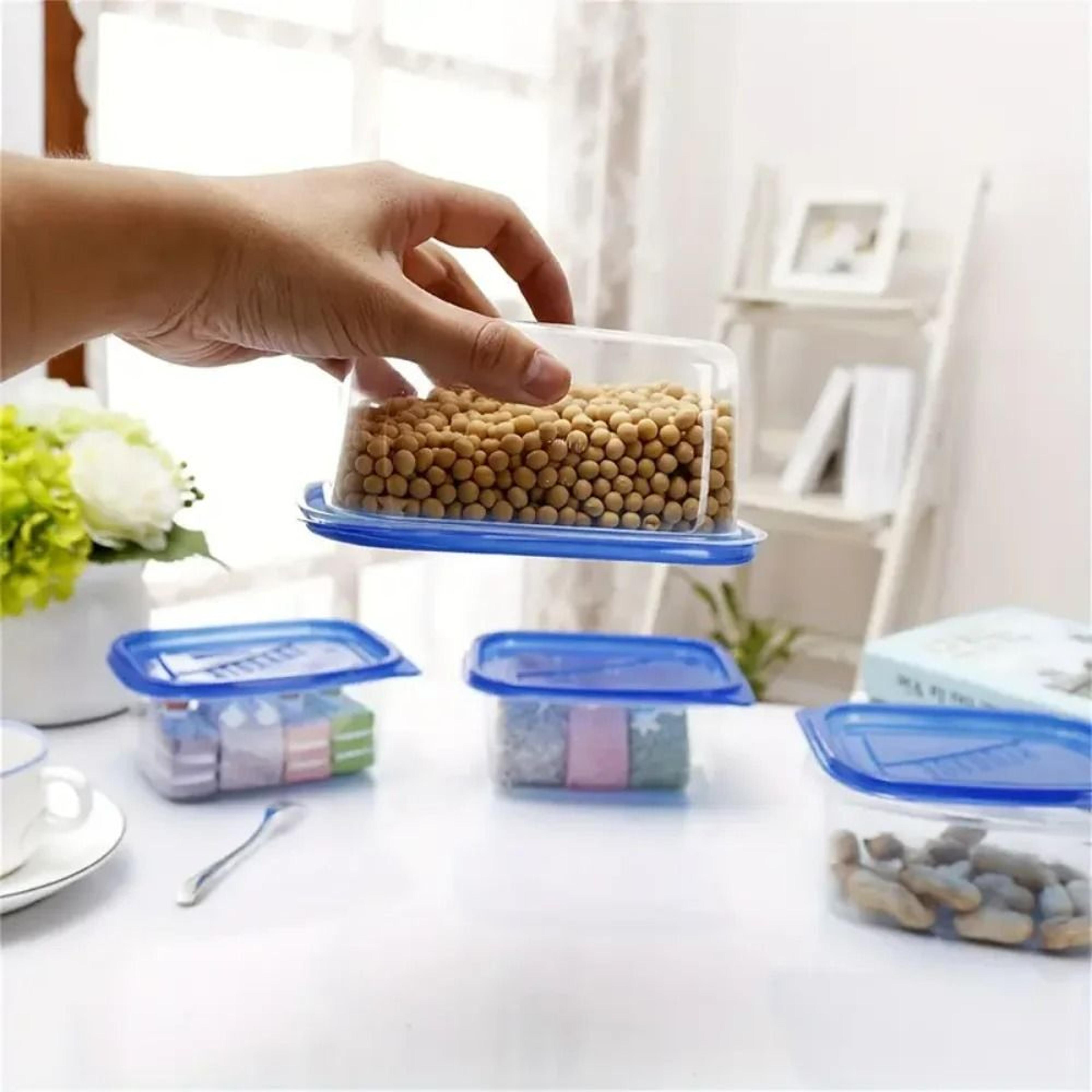 Rectangular Meal Prep Containers With Colorful Lids  Pack Of 6  5