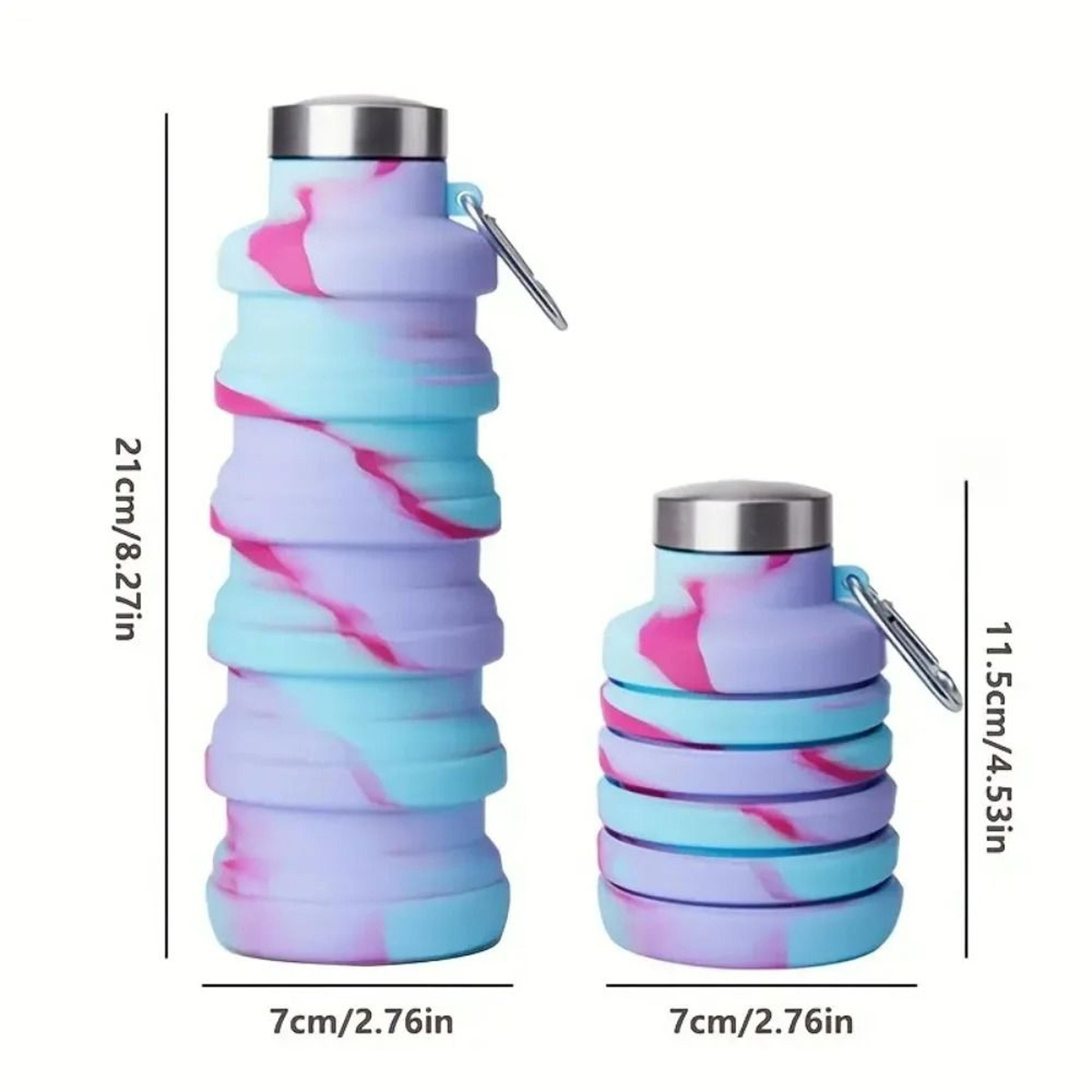 Collapsible Silicone Outdoor Travel  Hiking Water Bottle 2