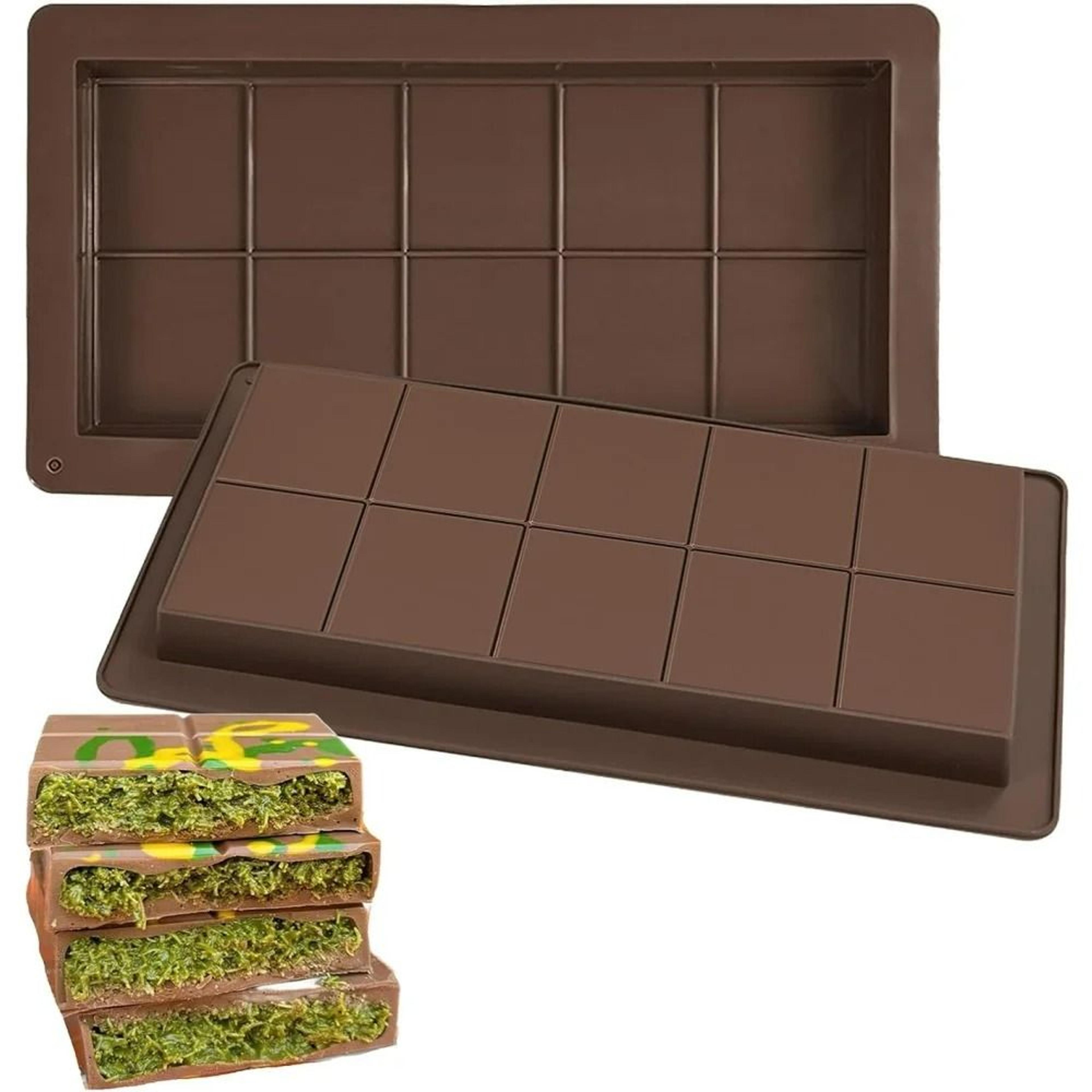 non-stick silicone chocolate & waffle molds with spatula set