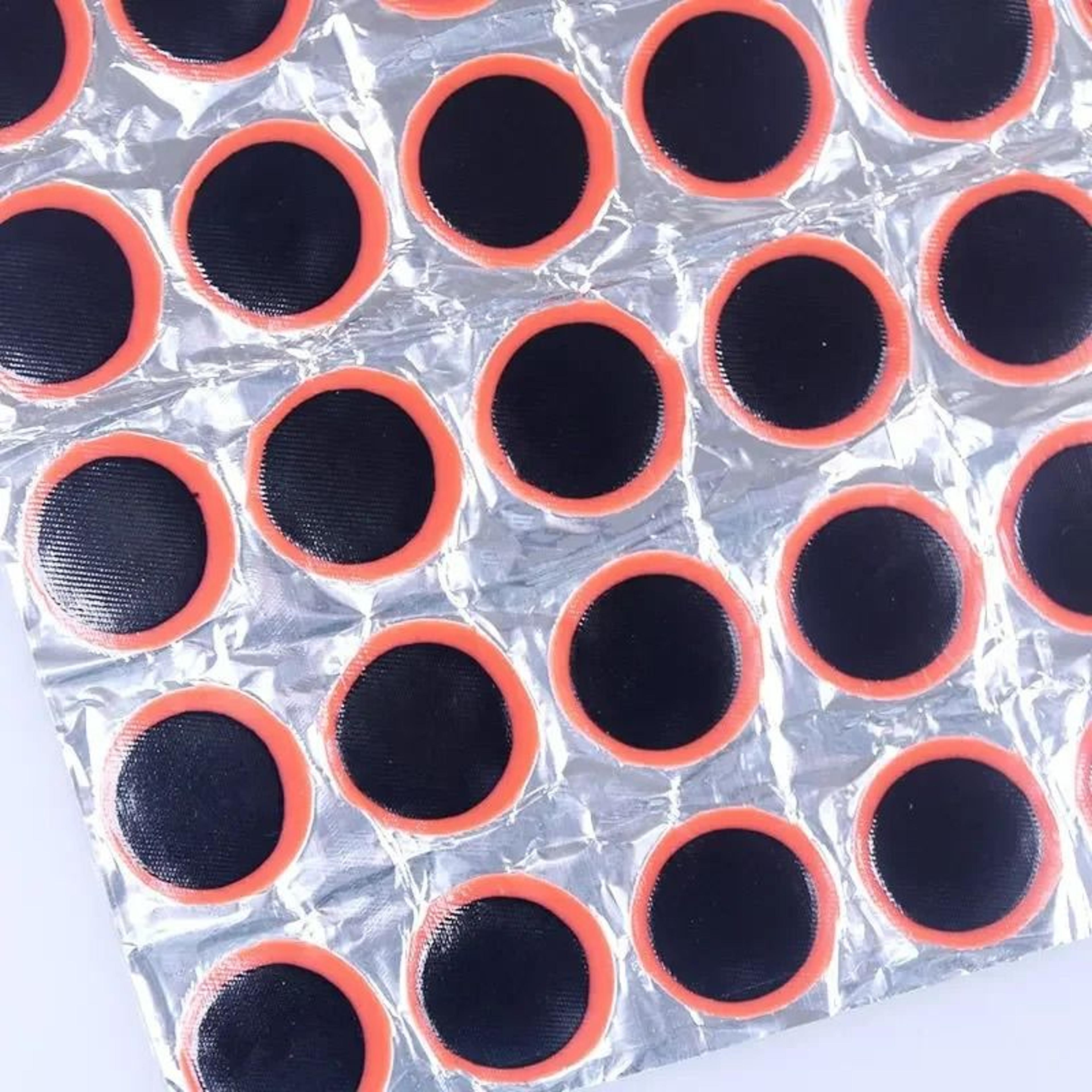48-piece rubber bike tire & inner tube repair patch kit