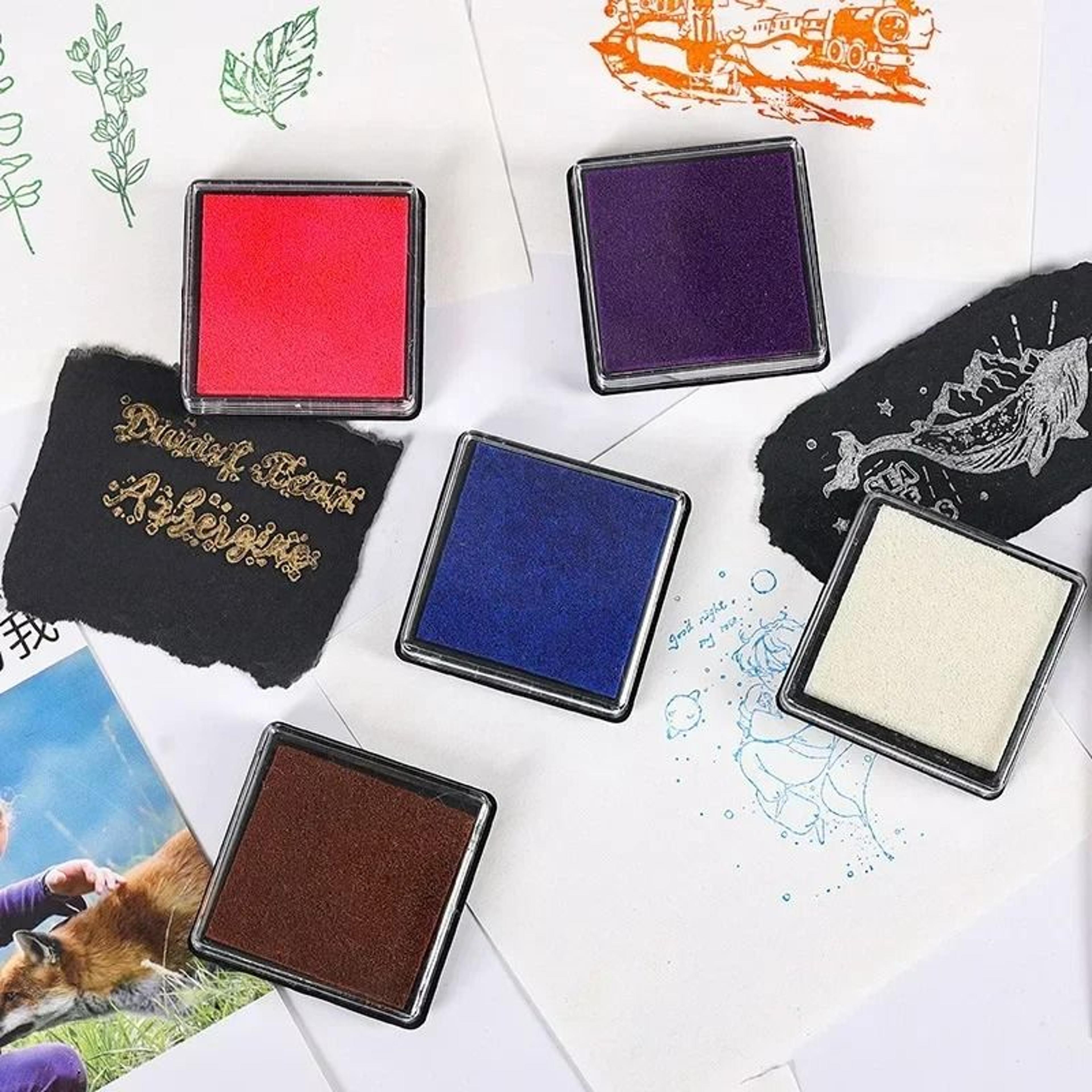 Craft OilBased DIY Ink Pad For Rubber Stamps  Fingerprint Crafts 3