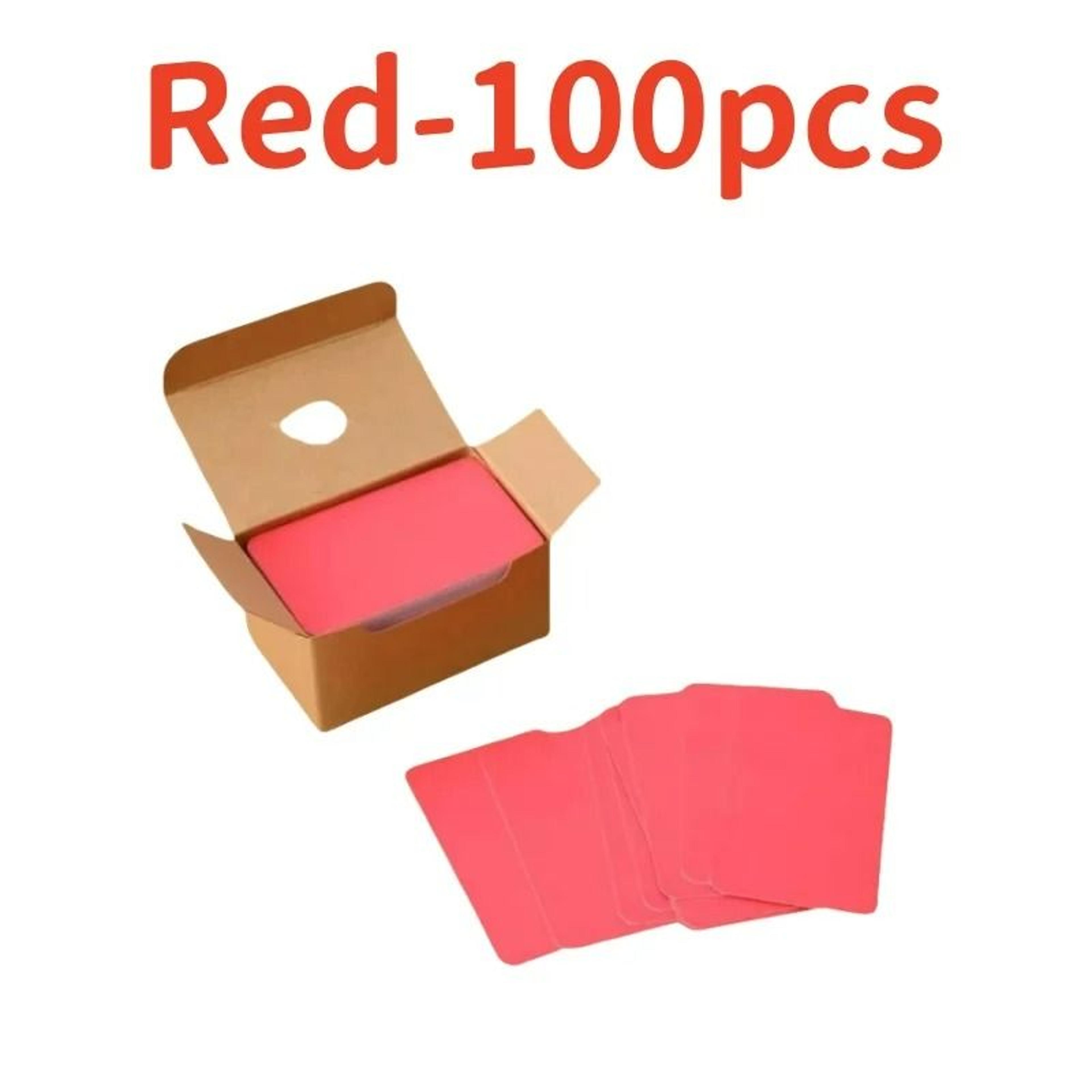 100Piece Blank Kraft Paper Cards Set 13