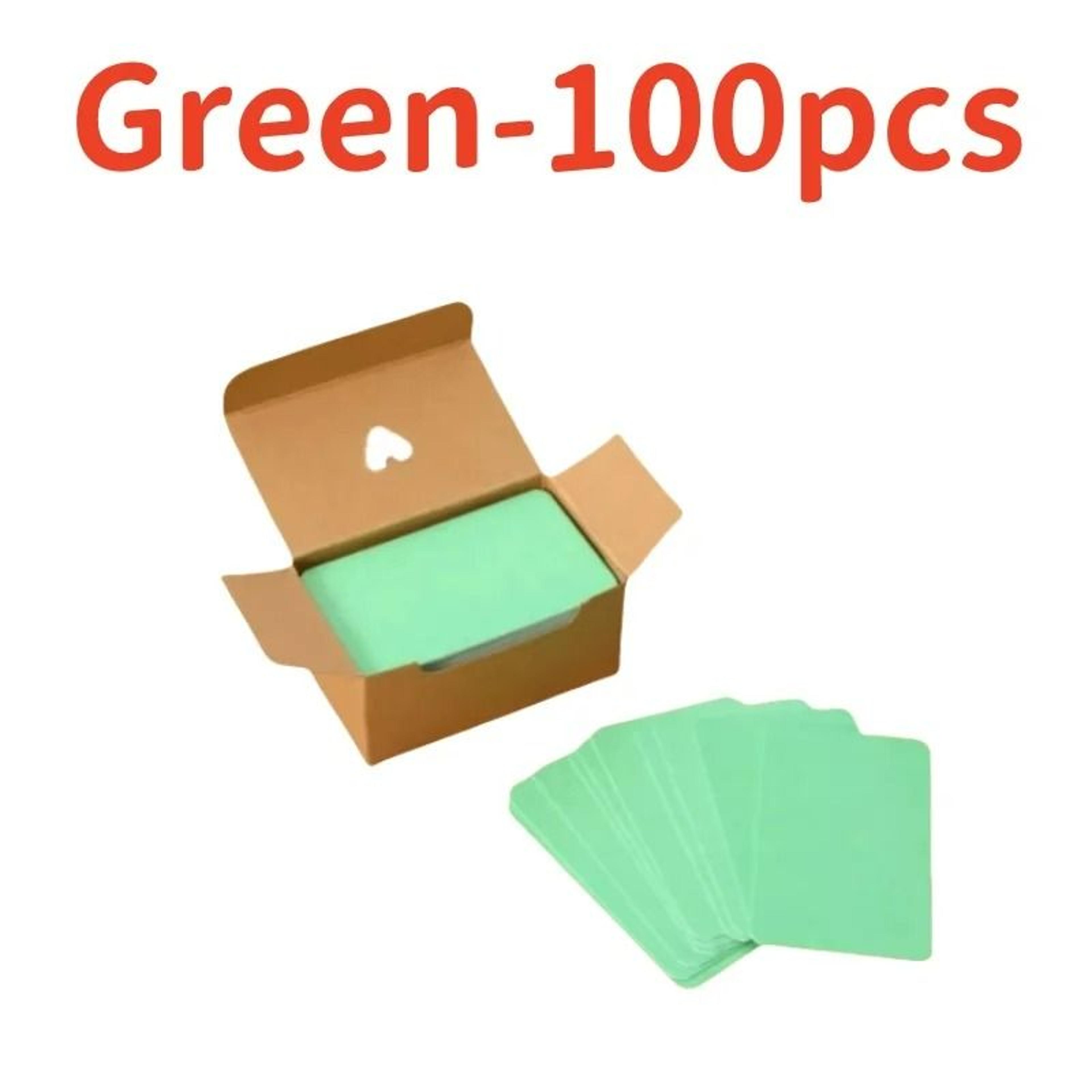 100Piece Blank Kraft Paper Cards Set 7