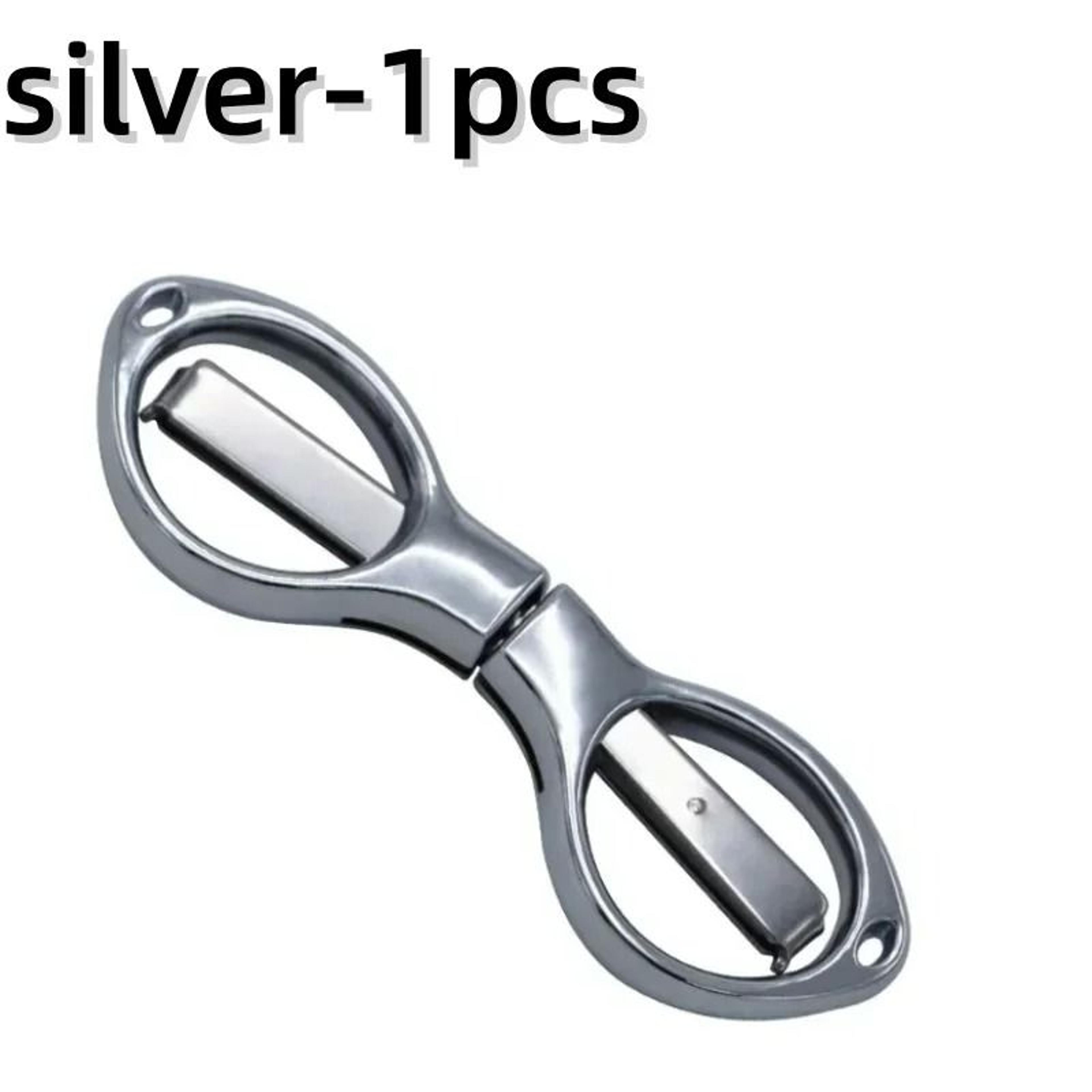 GlassesShape Portable Folding Mini Scissors 9