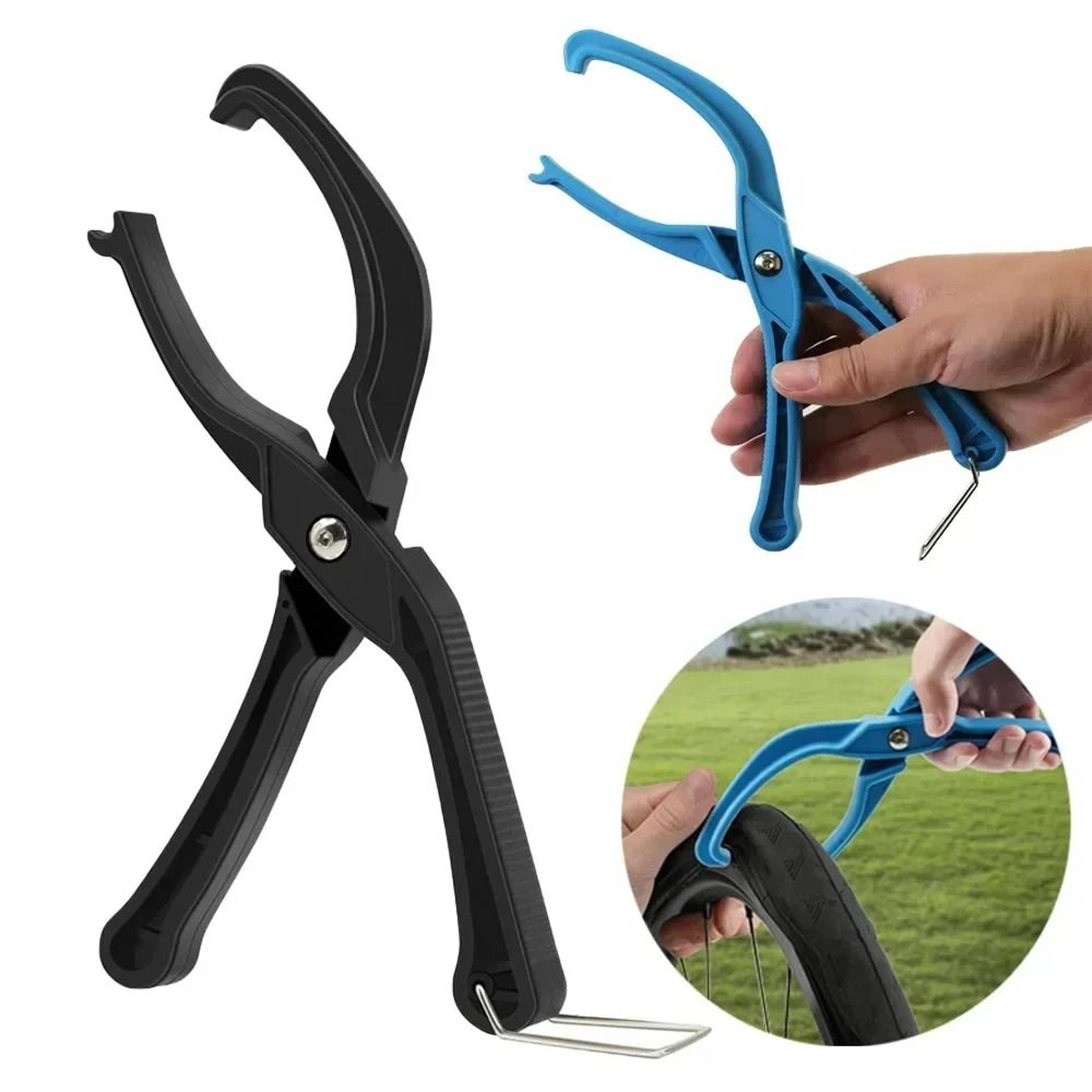 heavy-duty bicycle tire bead jack & installation clamp tool