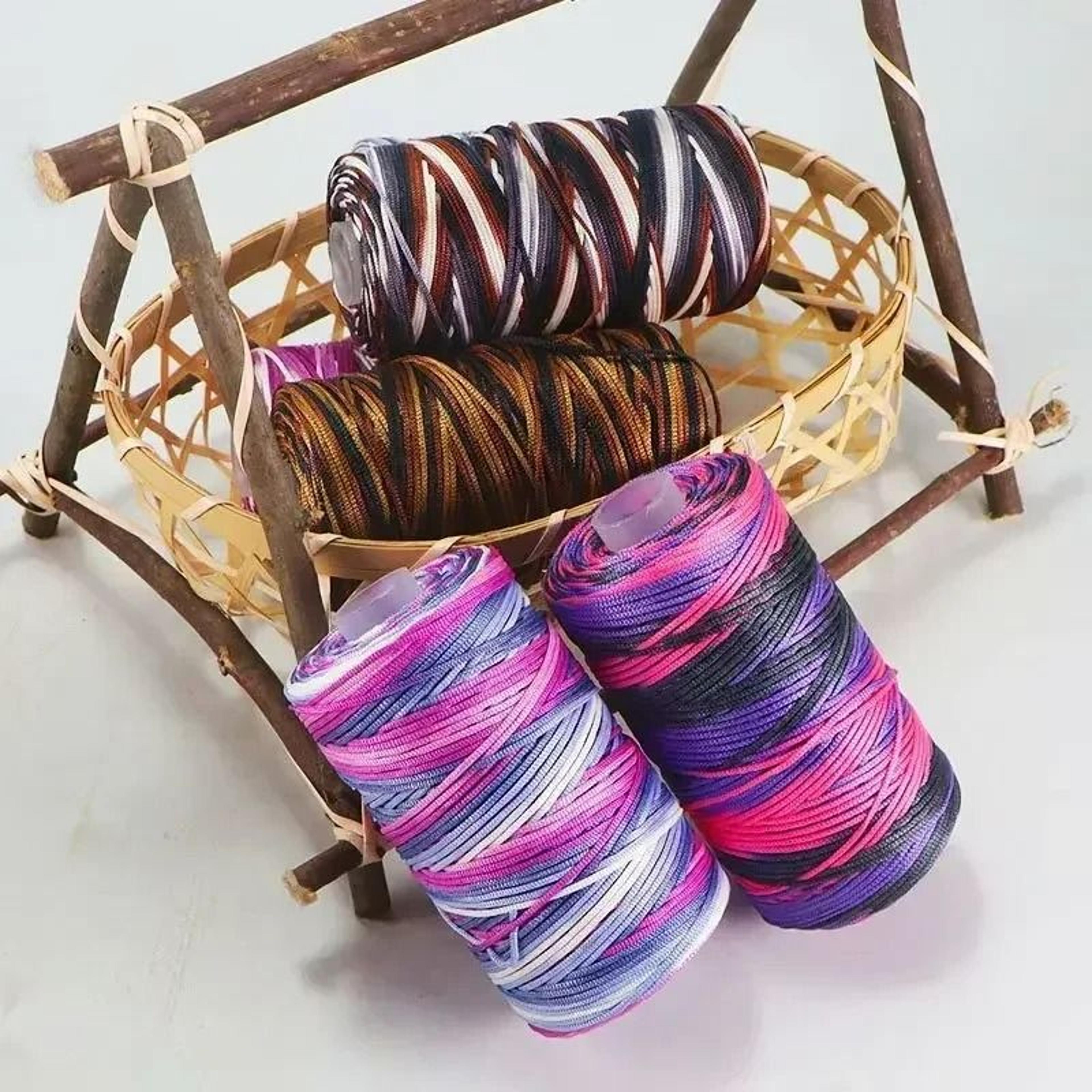 Thin Ice Cotton  Nylon Crochet Thread Yarn Set  Pack Of 2  2