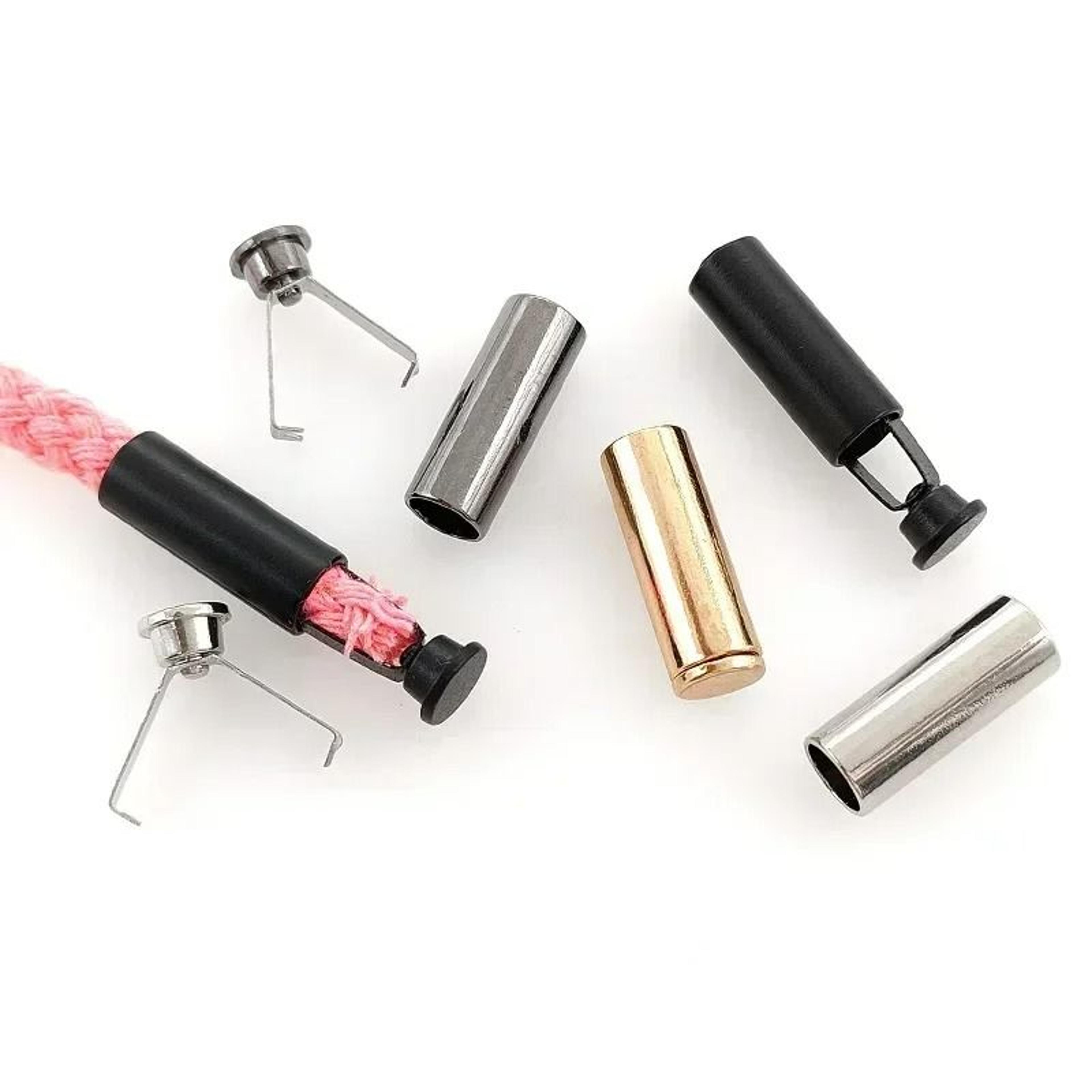 10 Sets Detachable Cord Locks Rectangle Drawstring Stoppers For Apparel 1