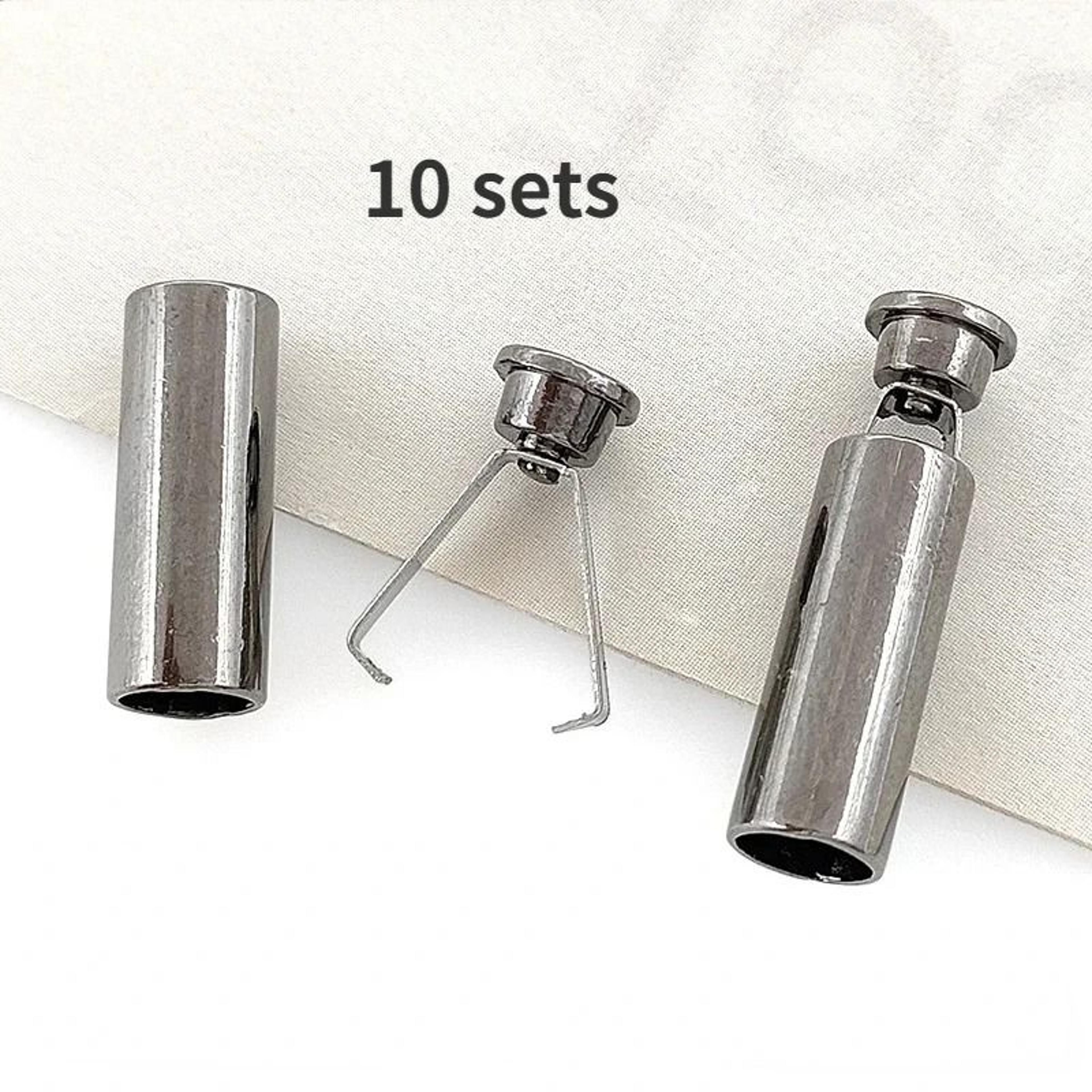 10 Sets Detachable Cord Locks Rectangle Drawstring Stoppers For Apparel 2