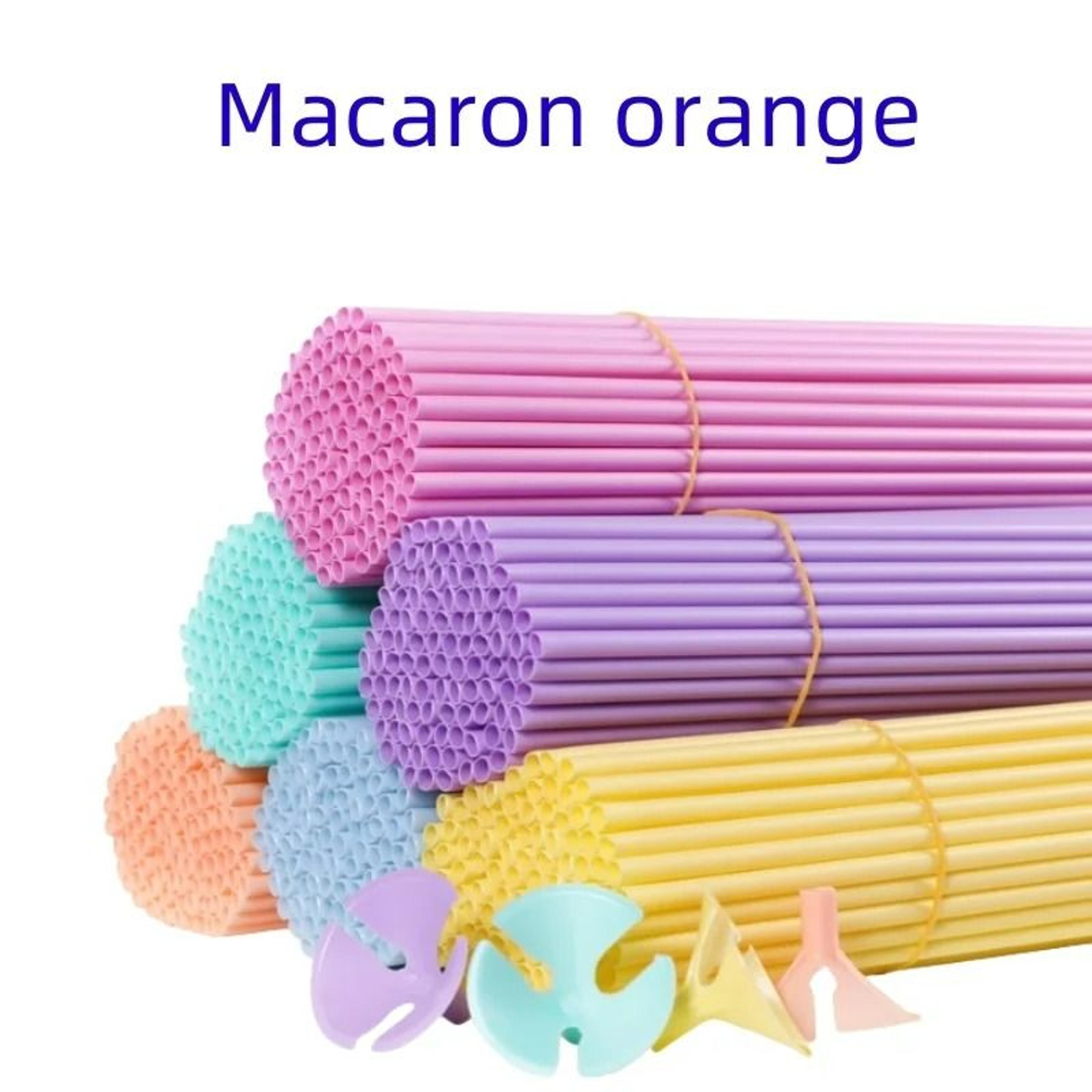 10 Piece White Balloon Sticks With Support Cups Portable Balloon Holder Rods 6