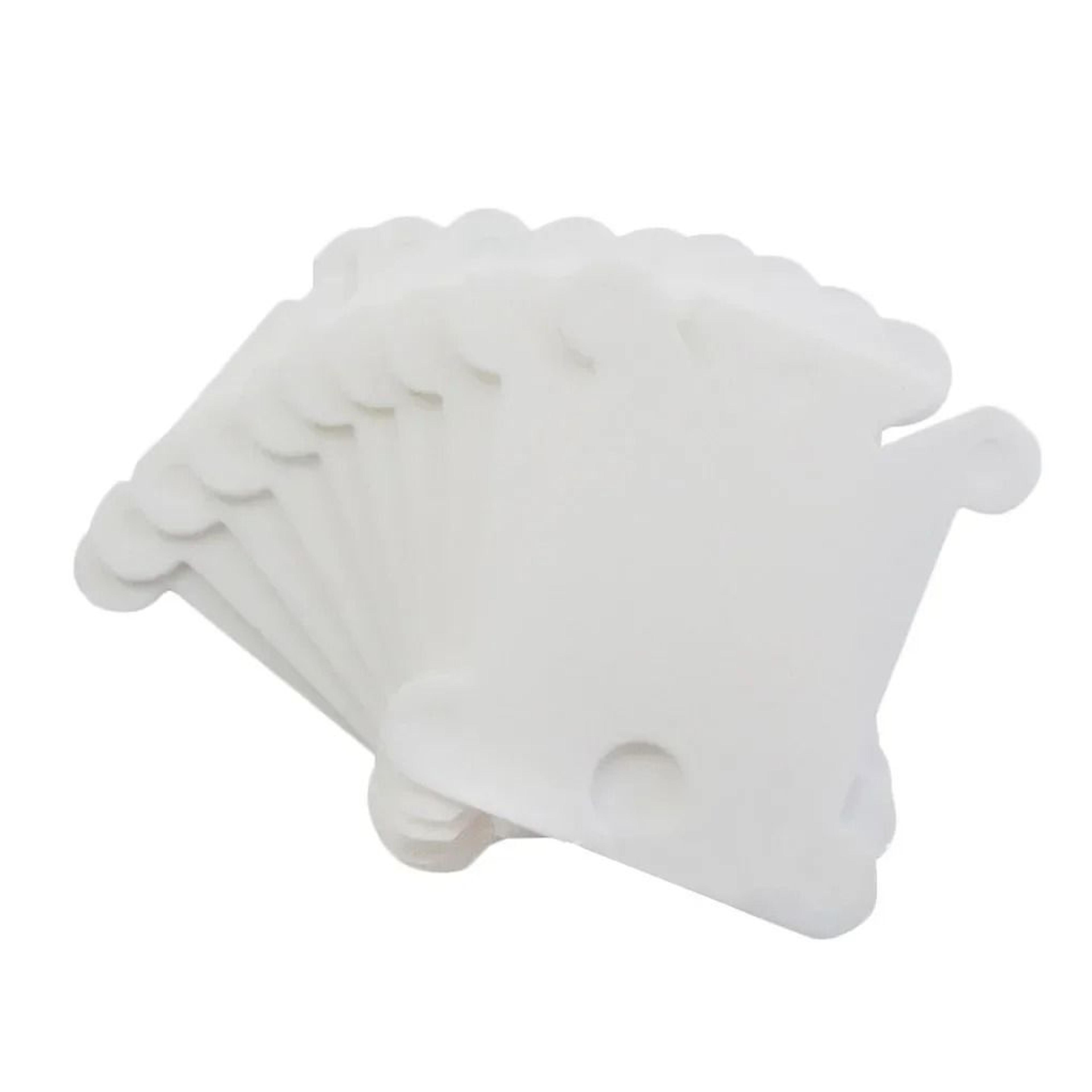 20 Piece Plastic Embroidery Floss Bobbins Thread Organizer Spool Cards 1