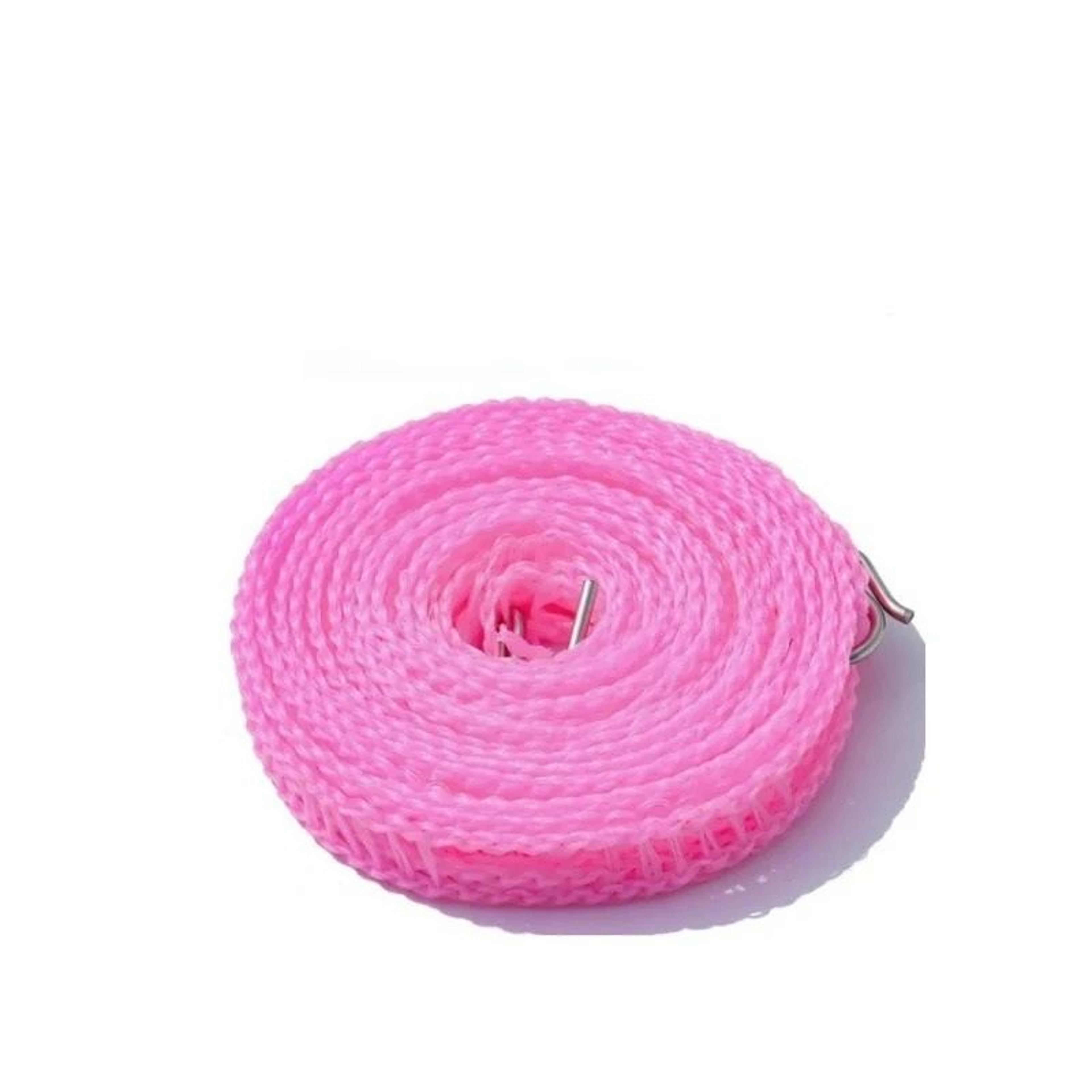 Outdoor Windproof Clothesline Nylon Non Slip Laundry Line Rope With Hooks 8