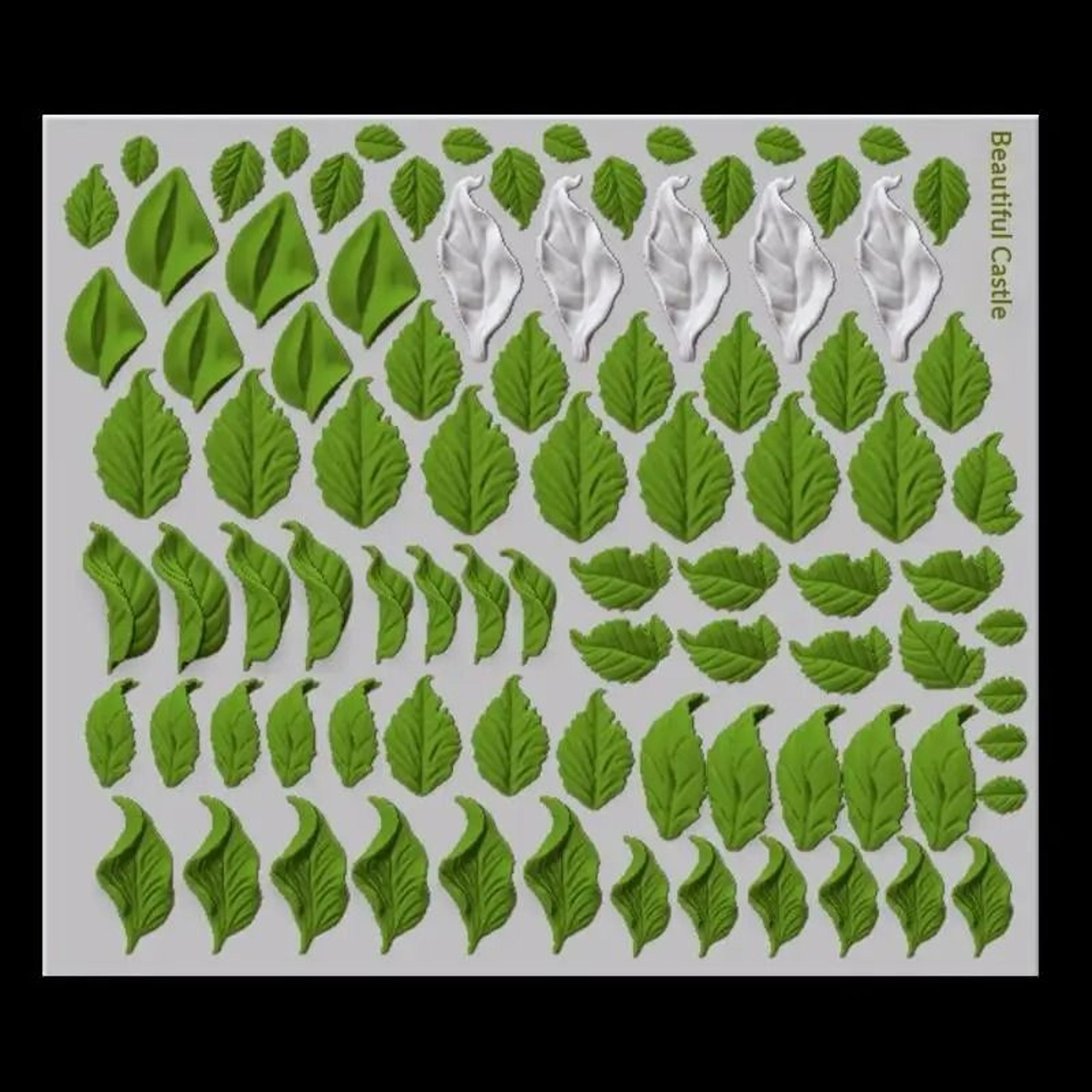 Miniature Leaf Silicone Mold 3D Resin Casting Mold For Handmade Jewelry And Crafts 1