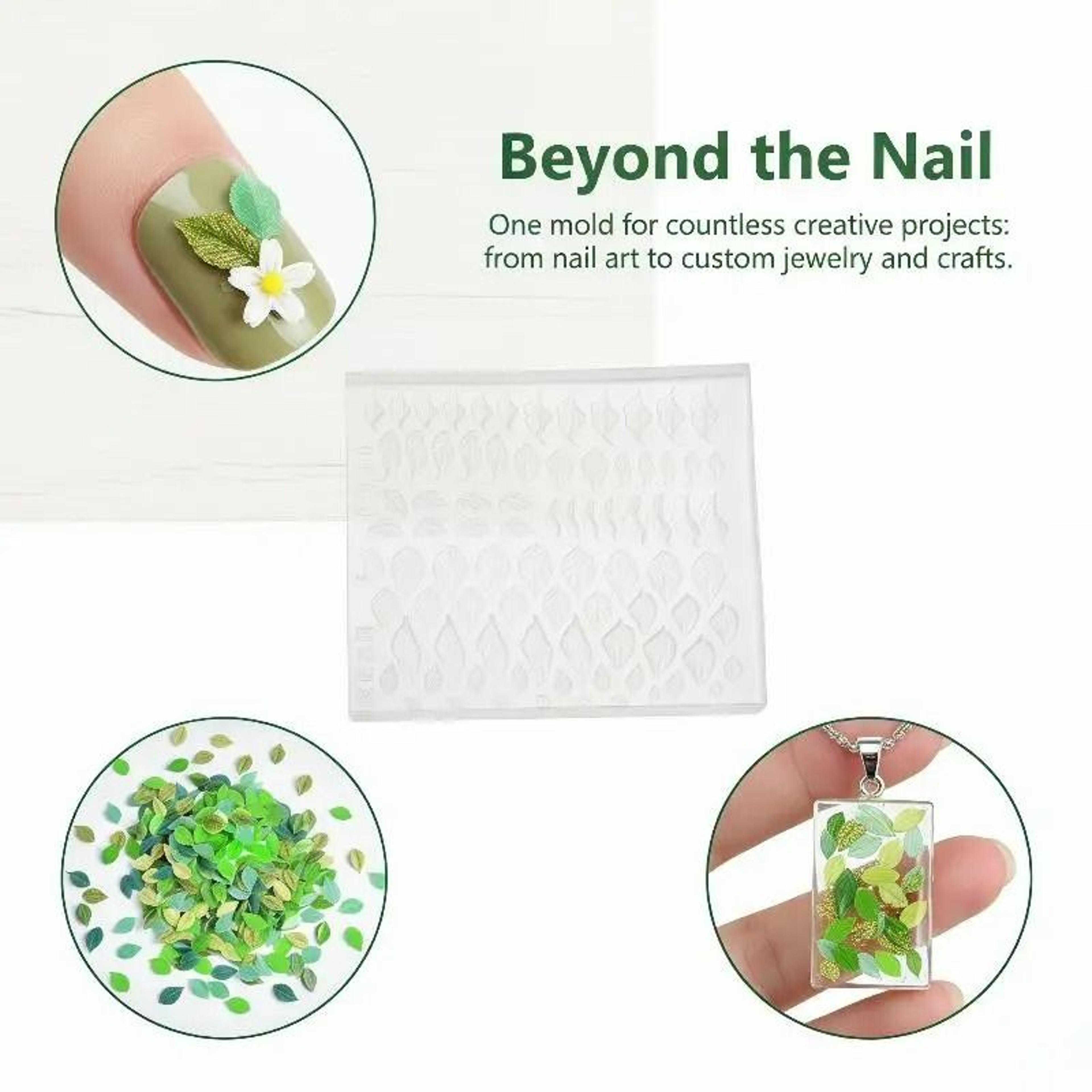 Miniature Leaf Silicone Mold 3D Resin Casting Mold For Handmade Jewelry And Crafts 4