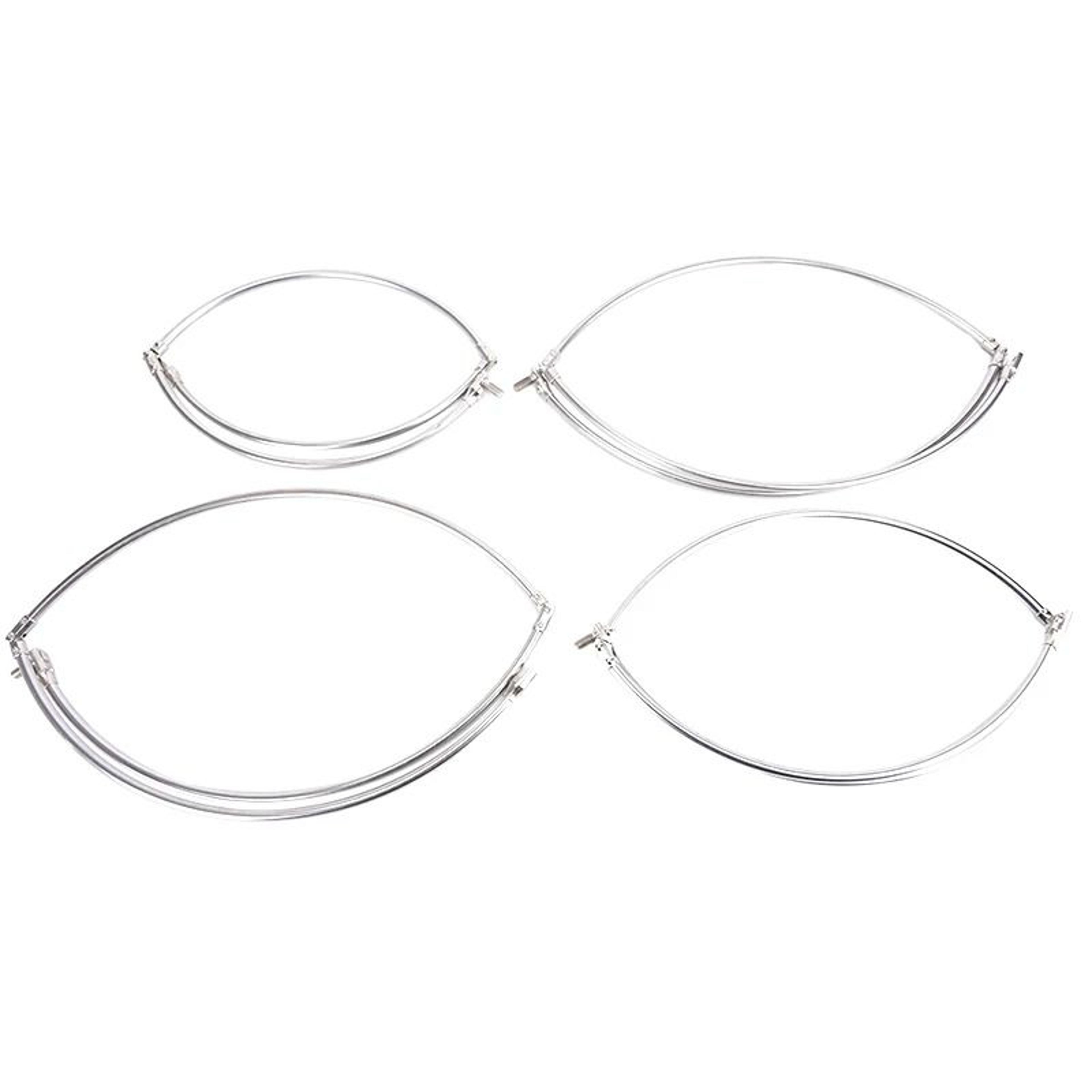 Stainless Steel Folding Fishing Net Frame Round Landing Dip Net Head 1