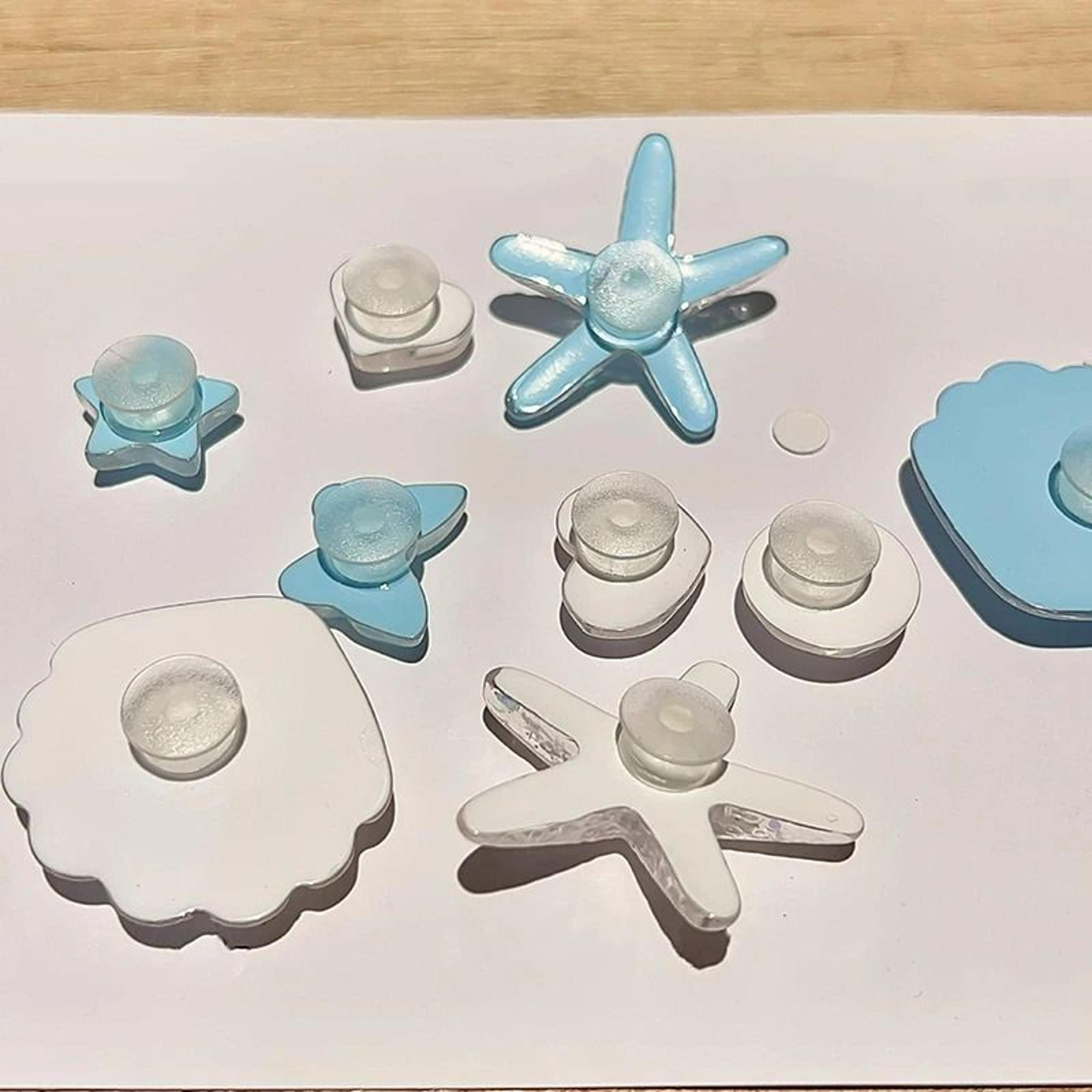DIY Starfish And Shell Resin Shoe Charms Set For Clogs And Garden Sandals 5