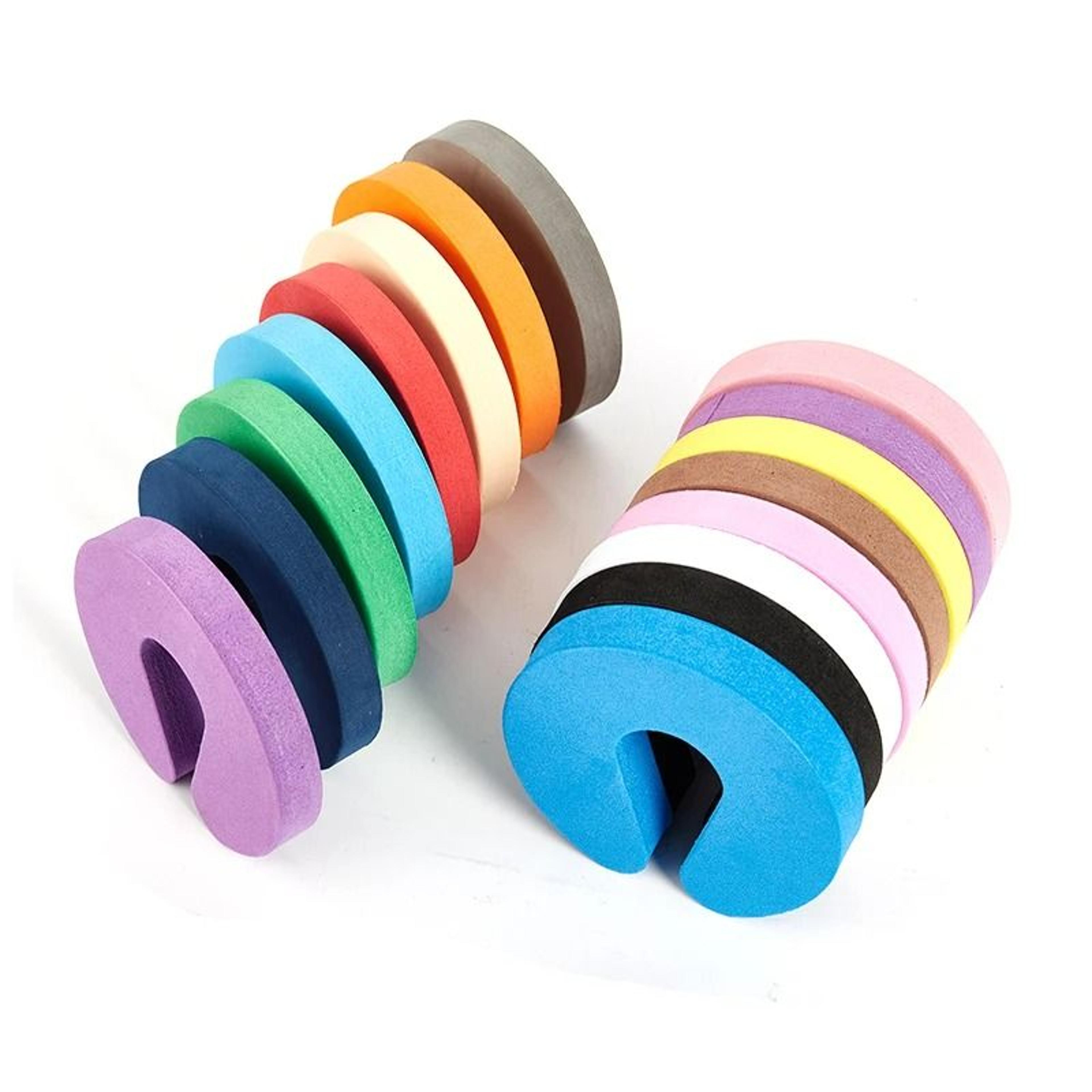 5 Piece Foam Door Stopper Finger Protector Guards For Baby Safety And Home Security 0