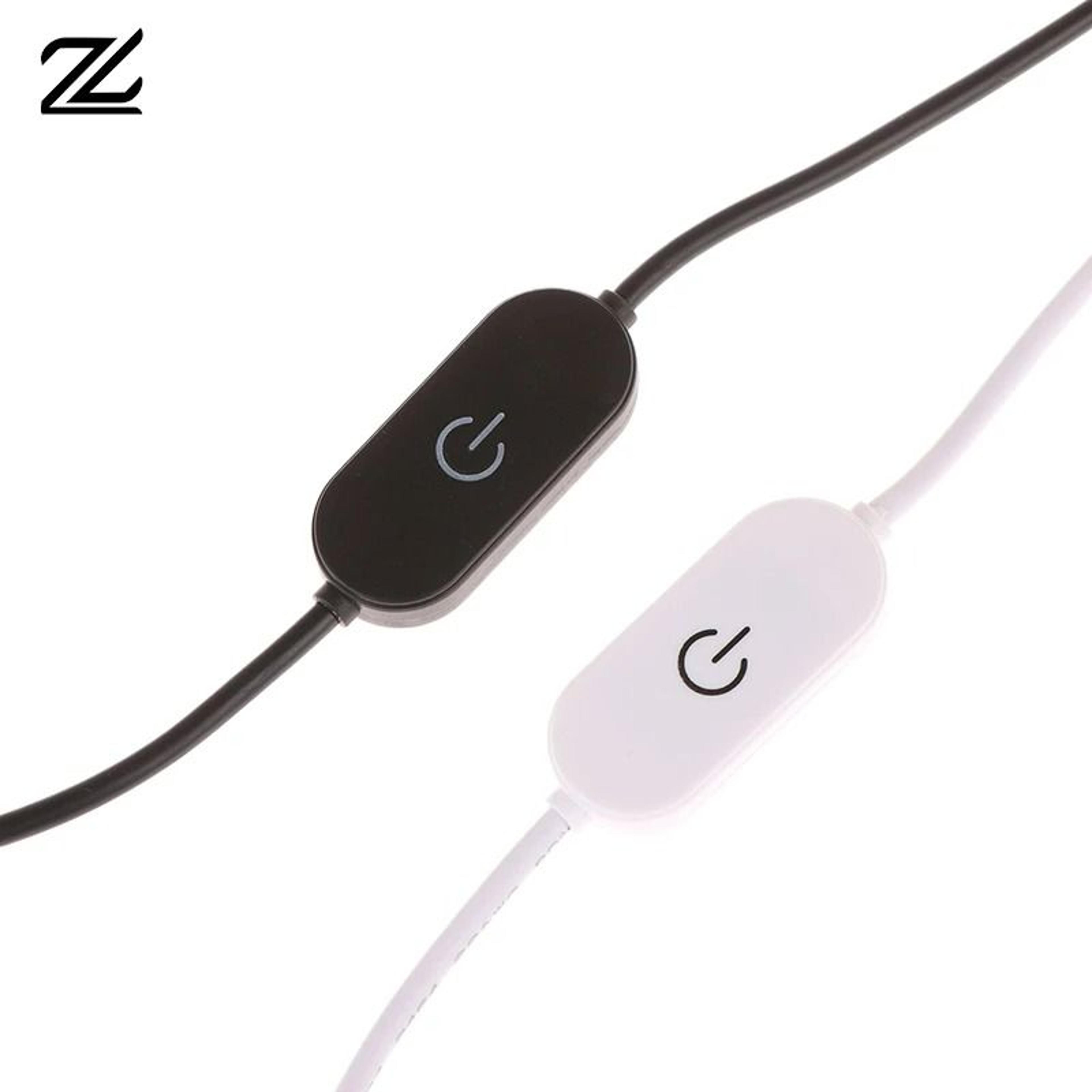 USB Touch Dimmer Switch Cable 2A 5V Stepless Dimming Controller With Wire Leads 1