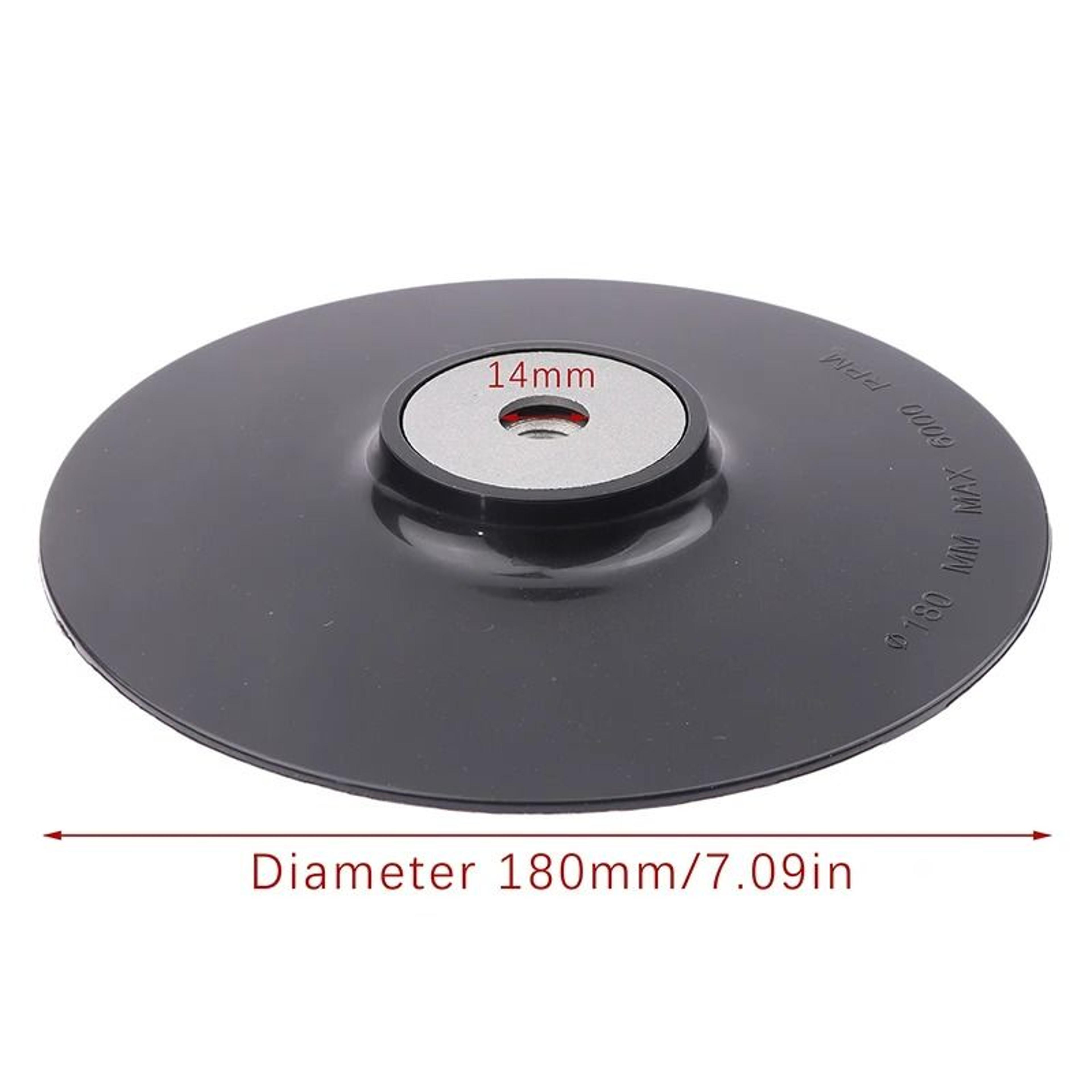 47 Inch M10M14 Angle Grinder Fiber Disc Backing Pad 12200 RPM Heavy Duty Sanding Adapter 8