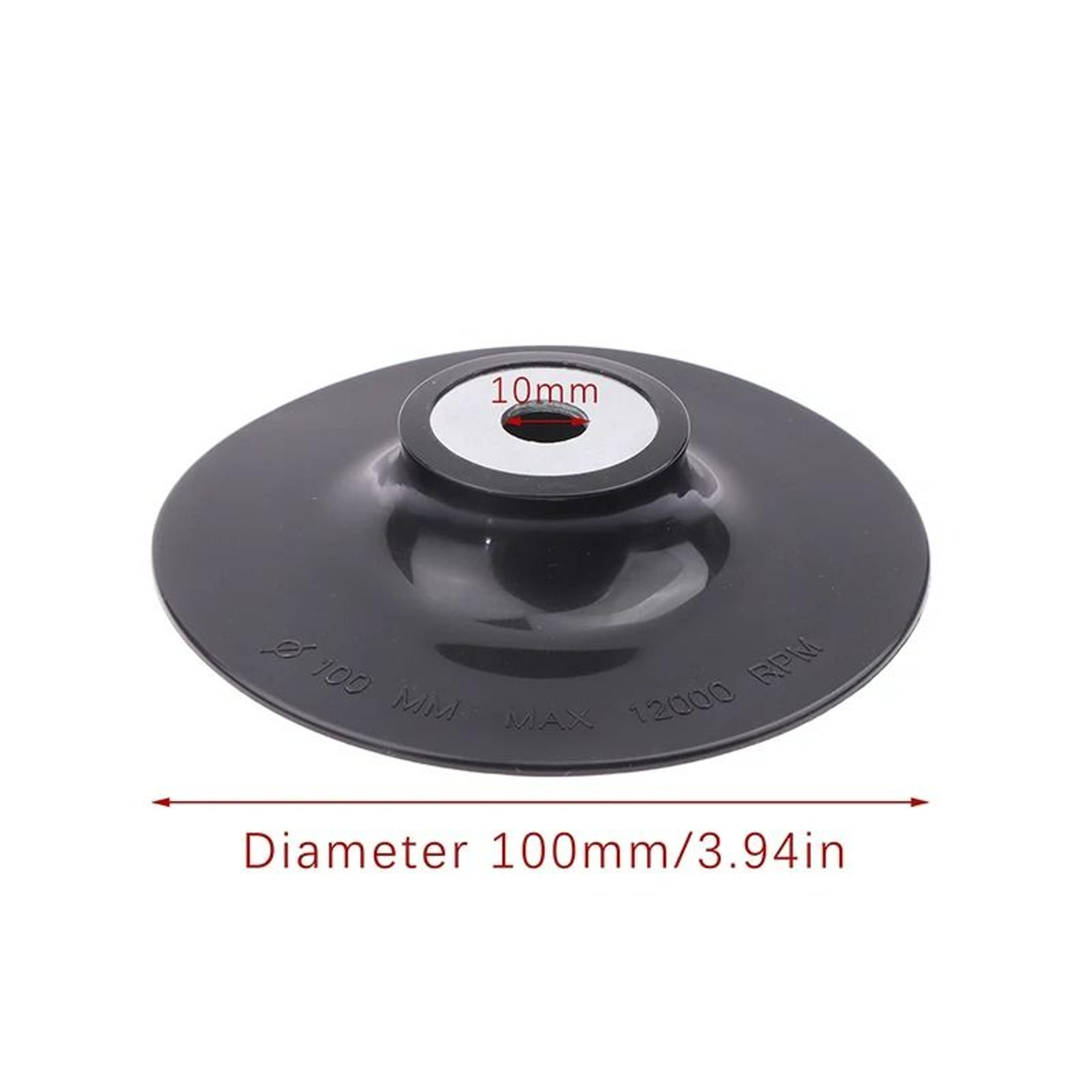 47 Inch M10M14 Angle Grinder Fiber Disc Backing Pad 12200 RPM Heavy Duty Sanding Adapter 7