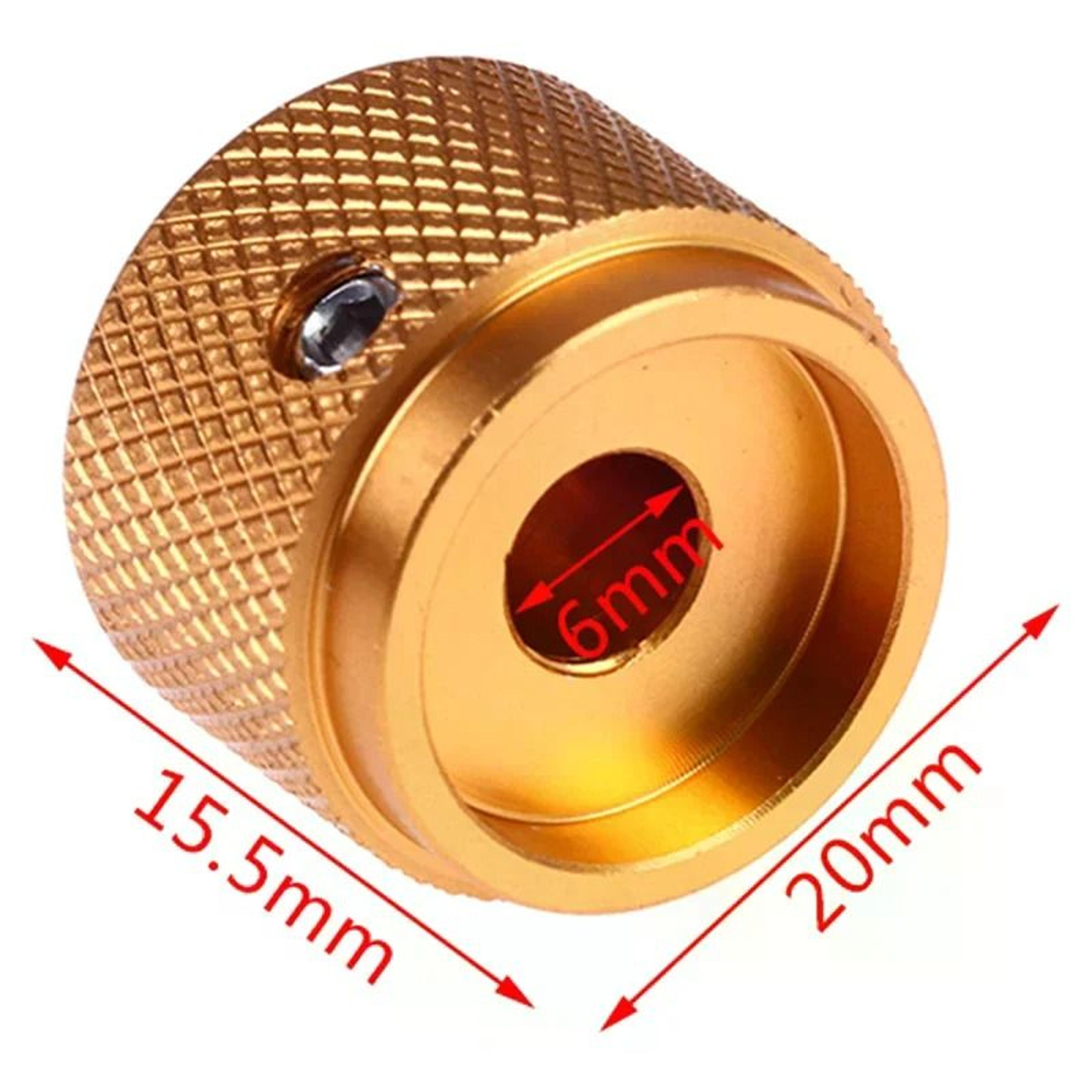 Solid Machined Metal Aluminum Rotary Encoder Potentiometer Control Knob 4
