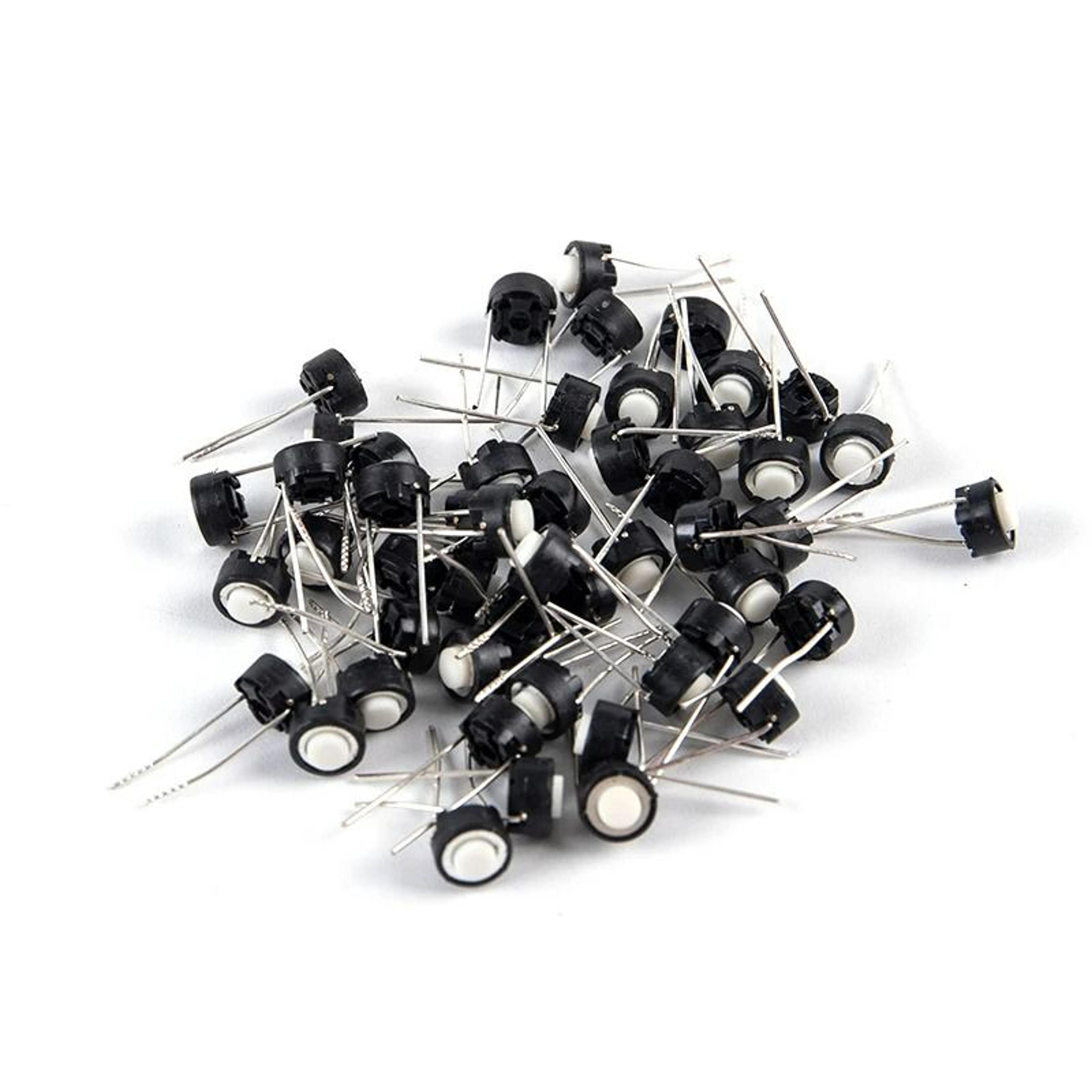 50 Piece 6x6x5 Mm DIP Tactile Push Button Micro Switch Set 2