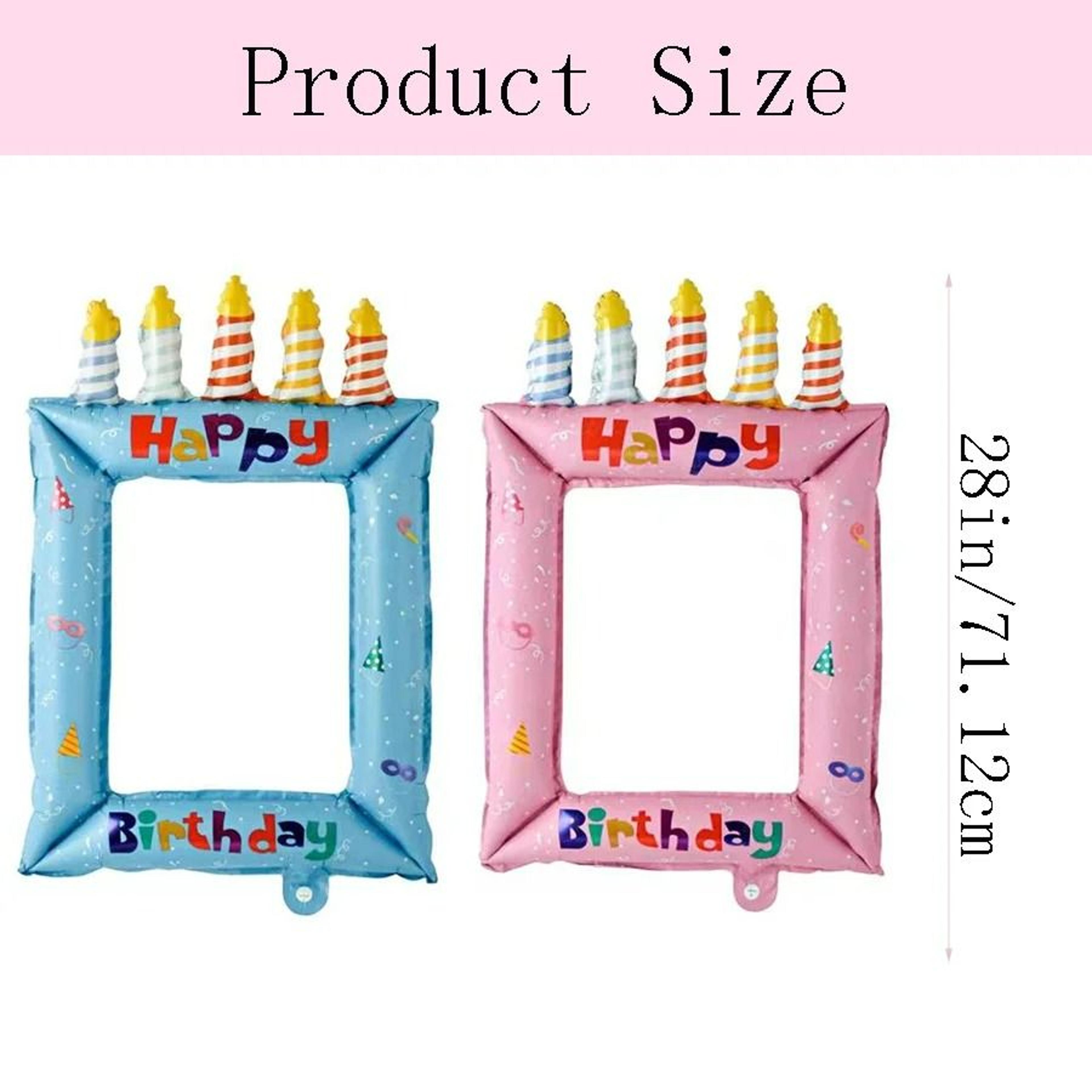 Princess Theme Inflatable Foil Balloon Photo Frame For Selfie Party Backdrop 1