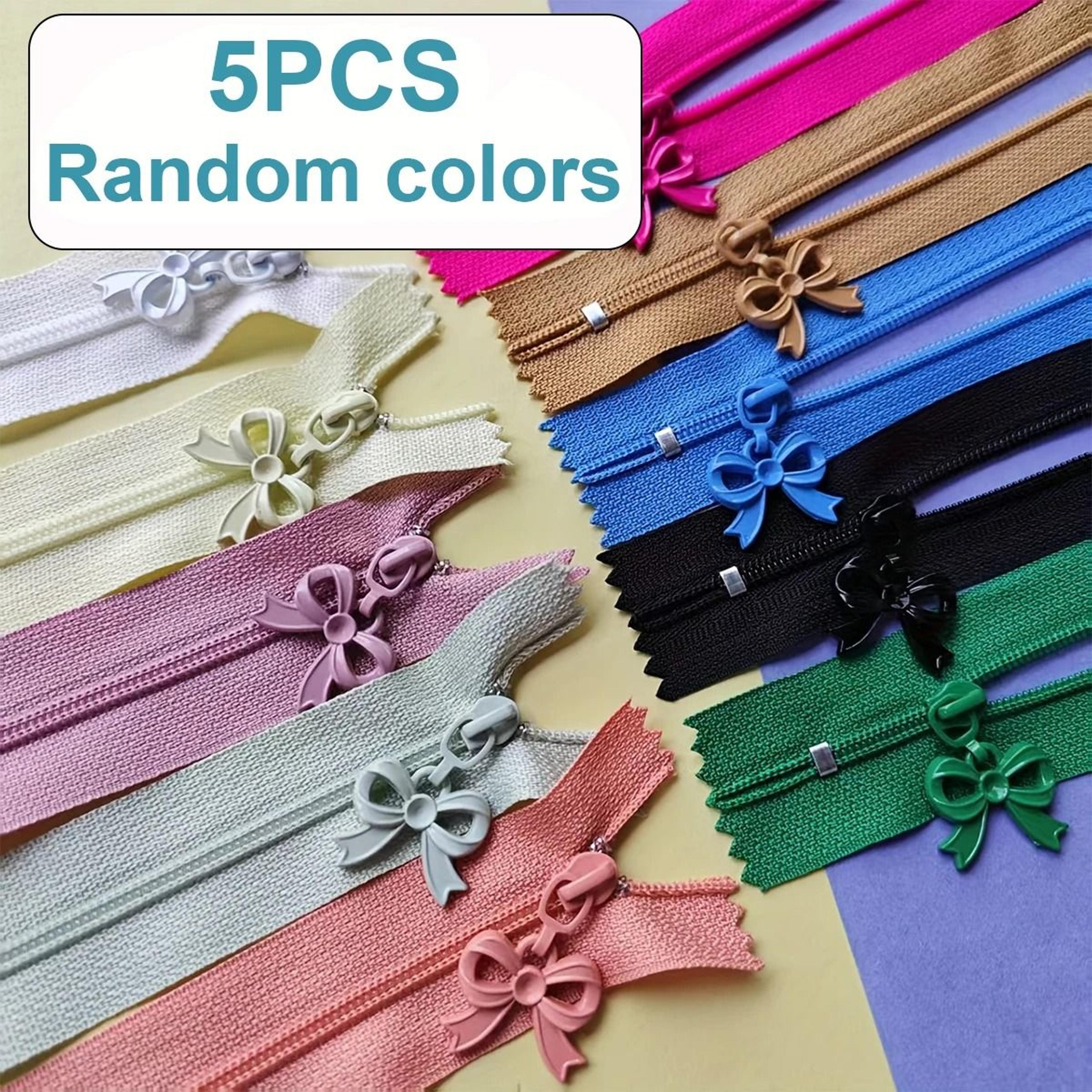 5 Piece 98 In Pastel Nylon Flower Zippers With Decorative Floral Pulls 6