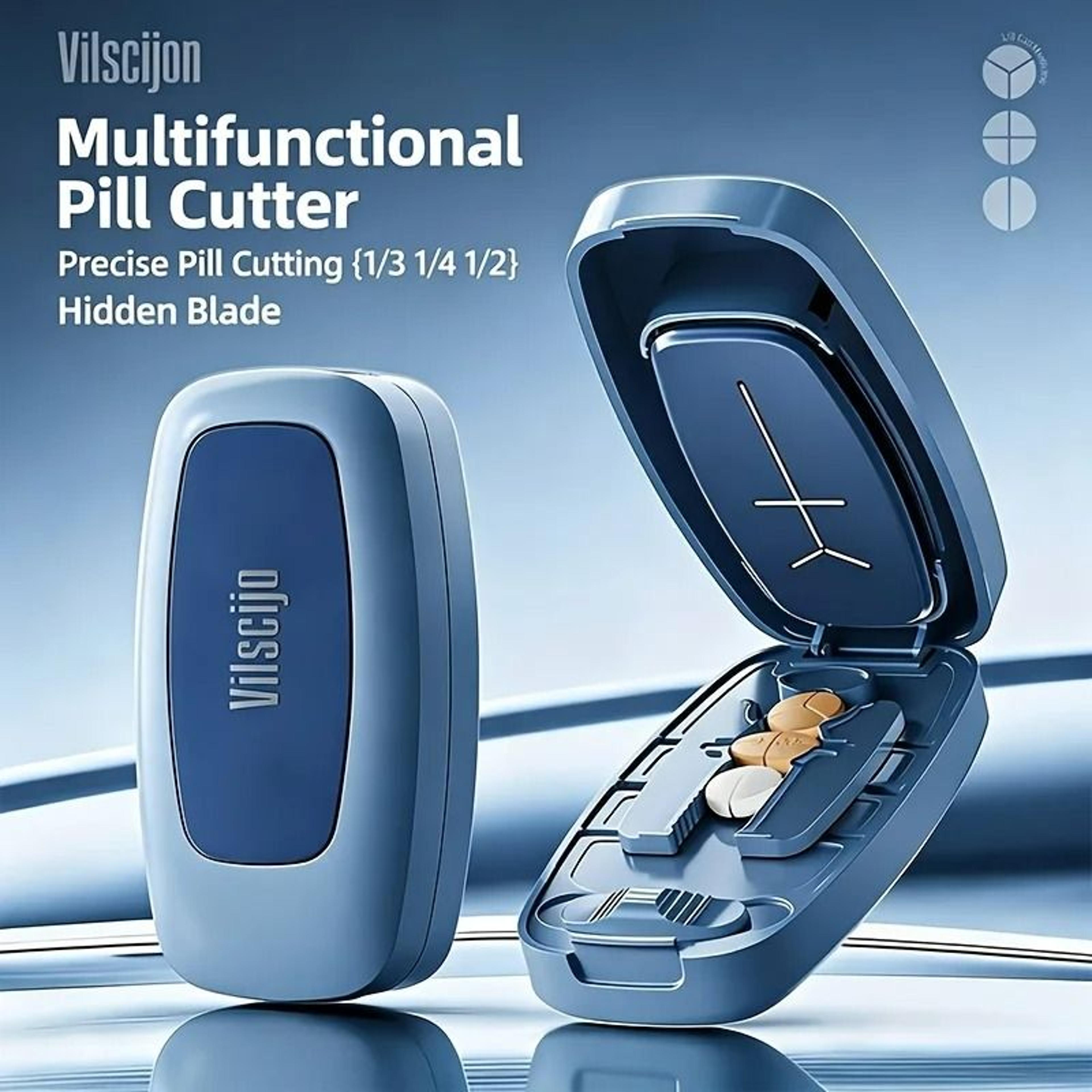 Portable Precision Pill Splitter And Tablet Divider 1