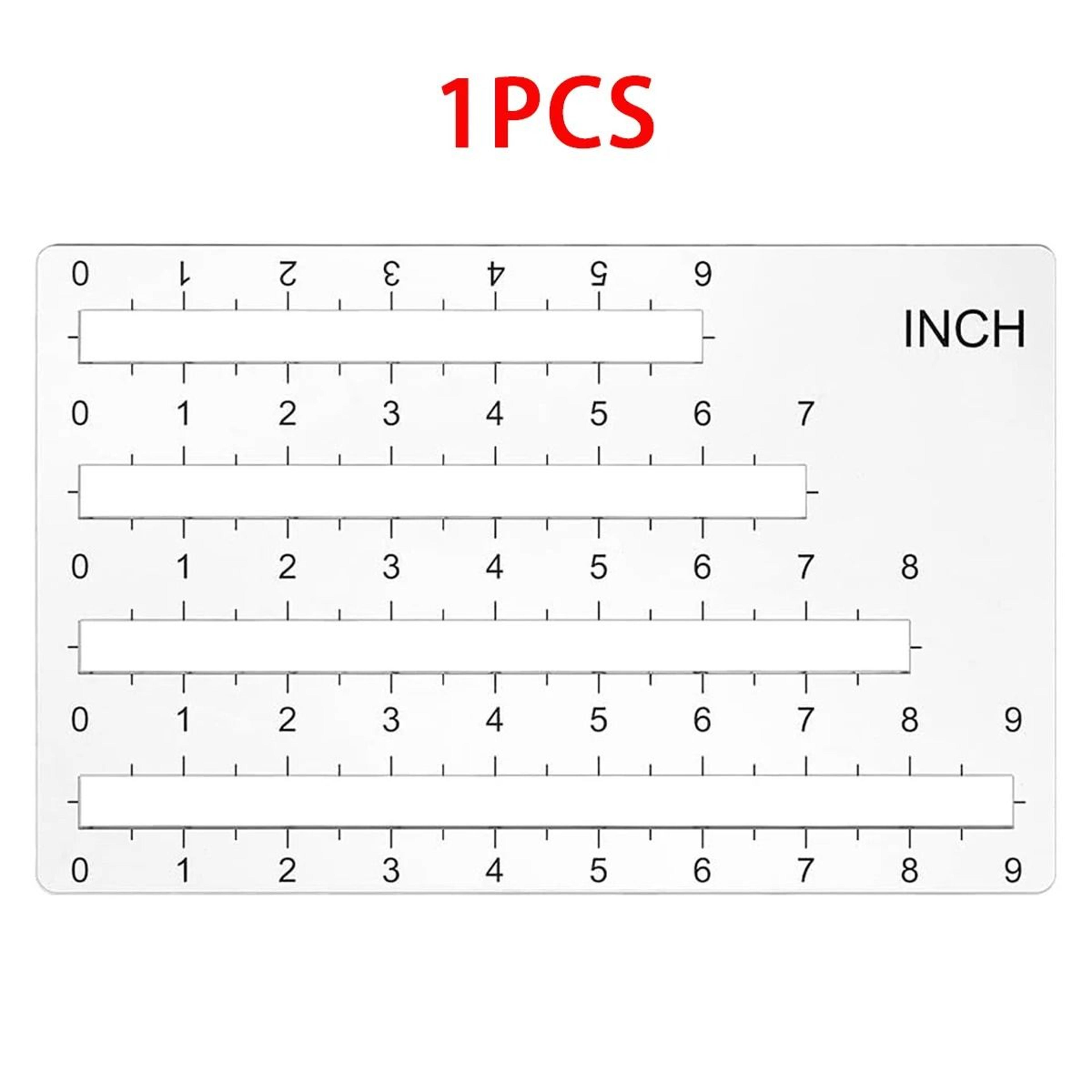 Transparent Acrylic Pocket Sewing Ruler Template Set For DIY Bag Making  Quilting 4