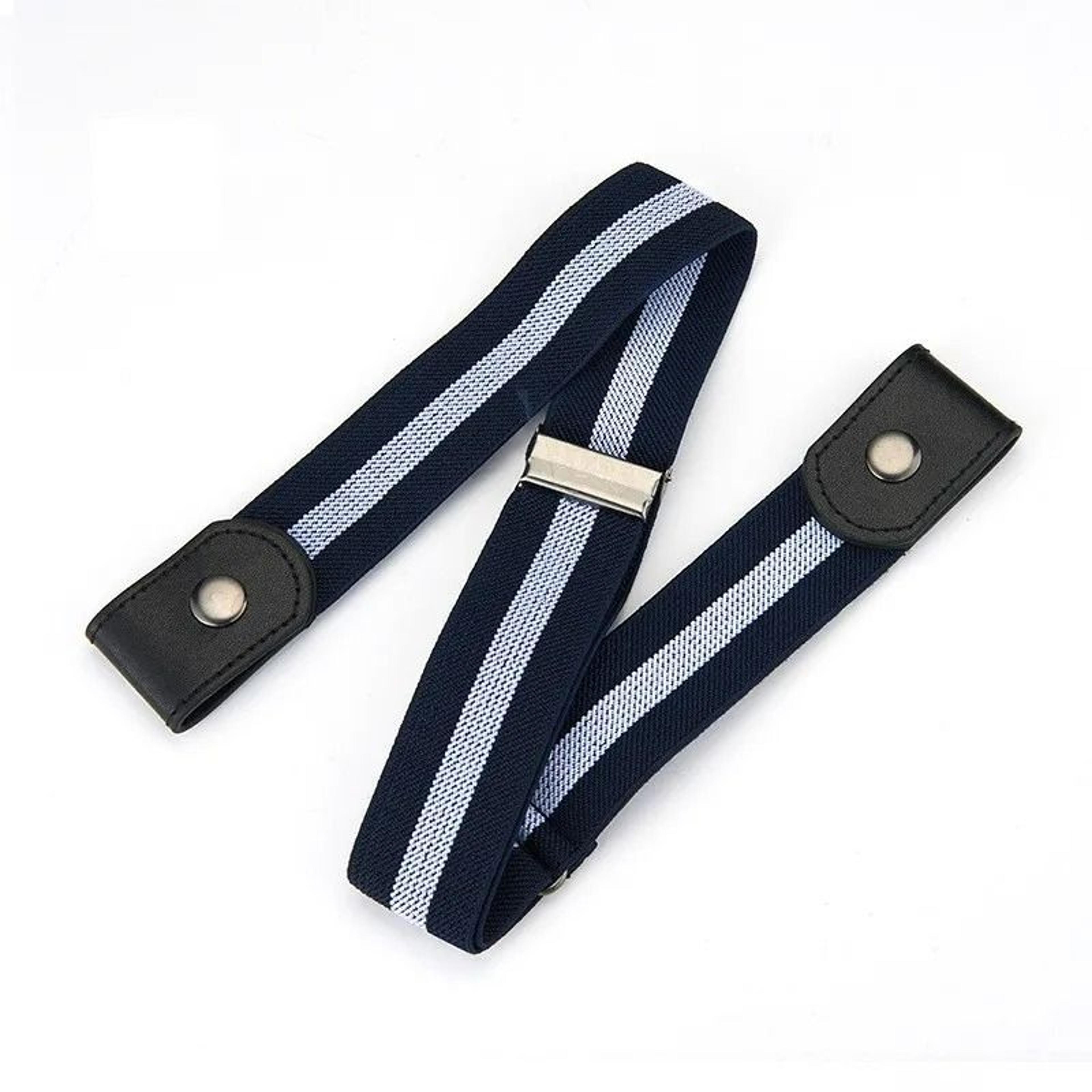 1Piece Traceless Invisible Elastic BuckleFree Belt For Jeans And Pants 7