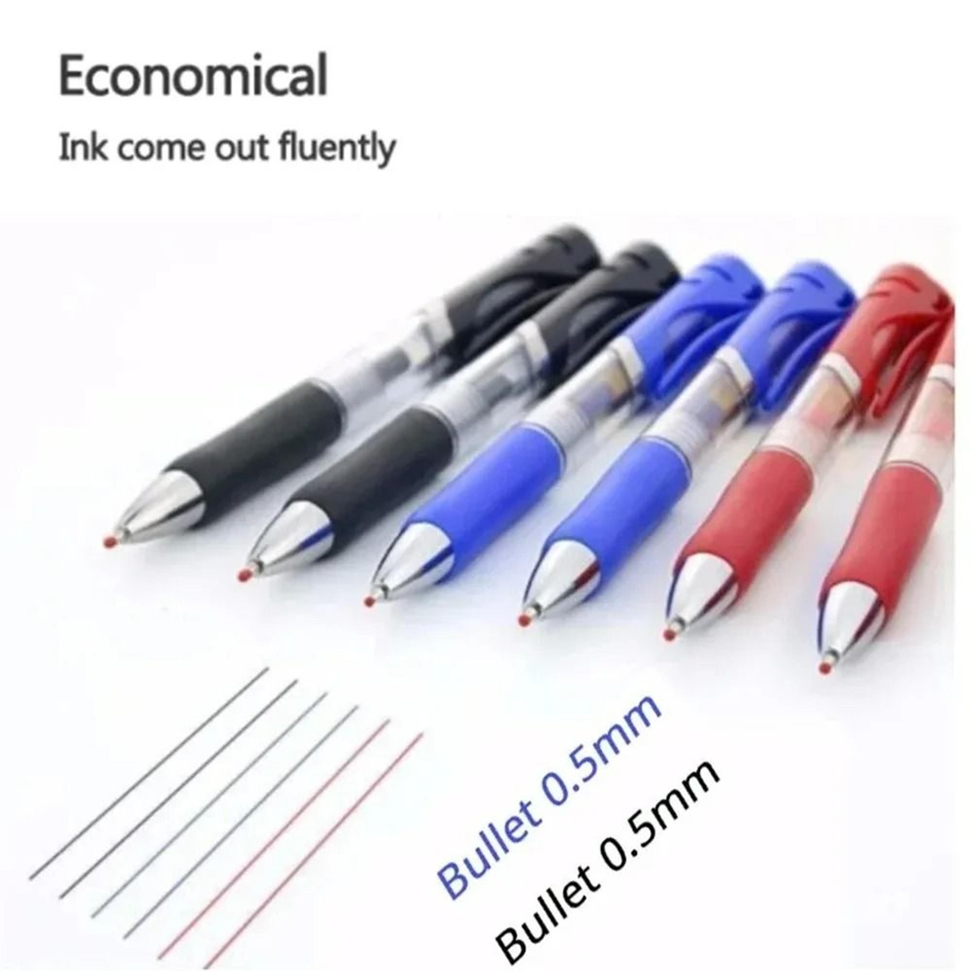 23Piece Retractable Ballpoint Pen Set With Large Capacity 05 Mm Replaceable Refills 4