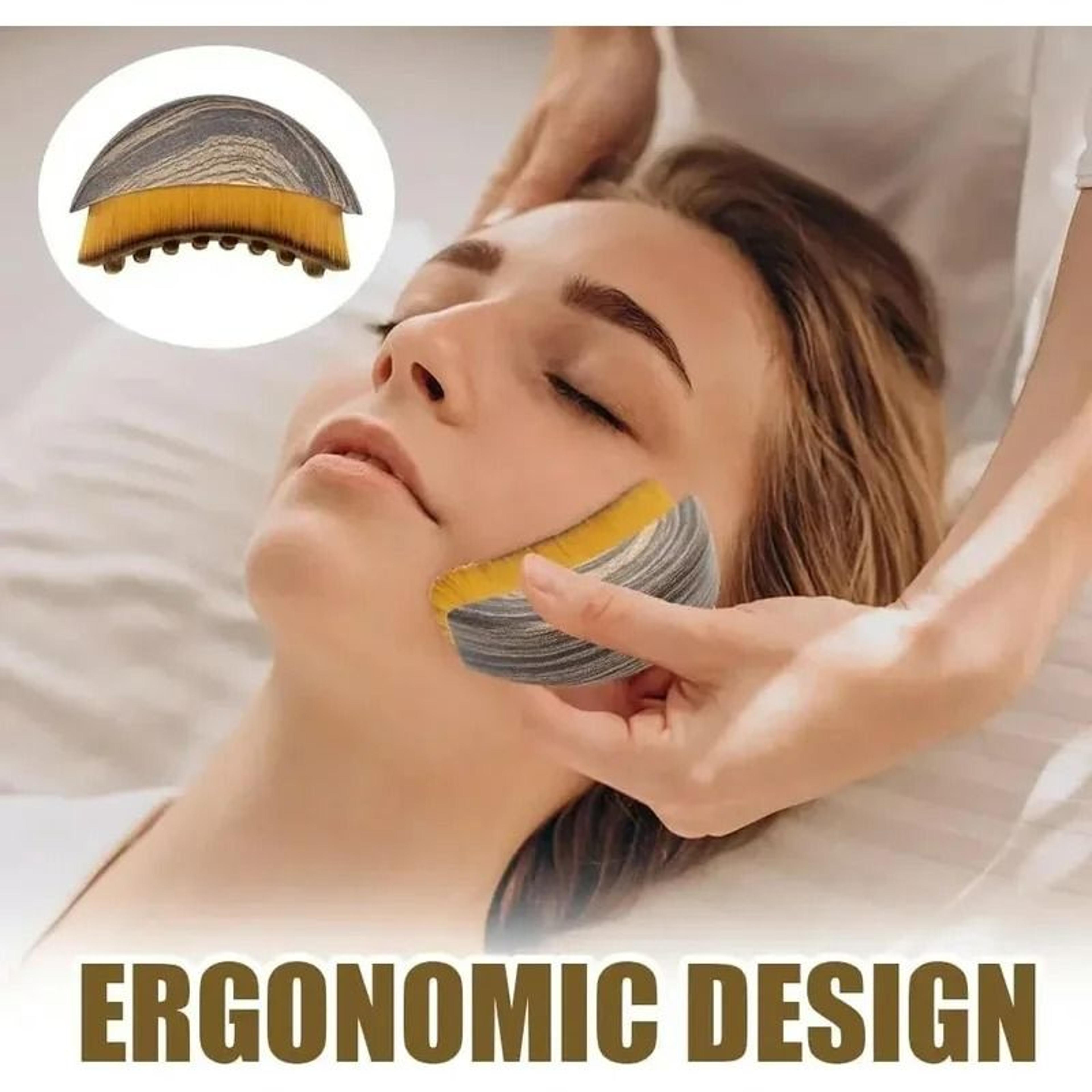 Lymphatic Contour Face Brush And Drainage Scraping Facial Massager Tool 3