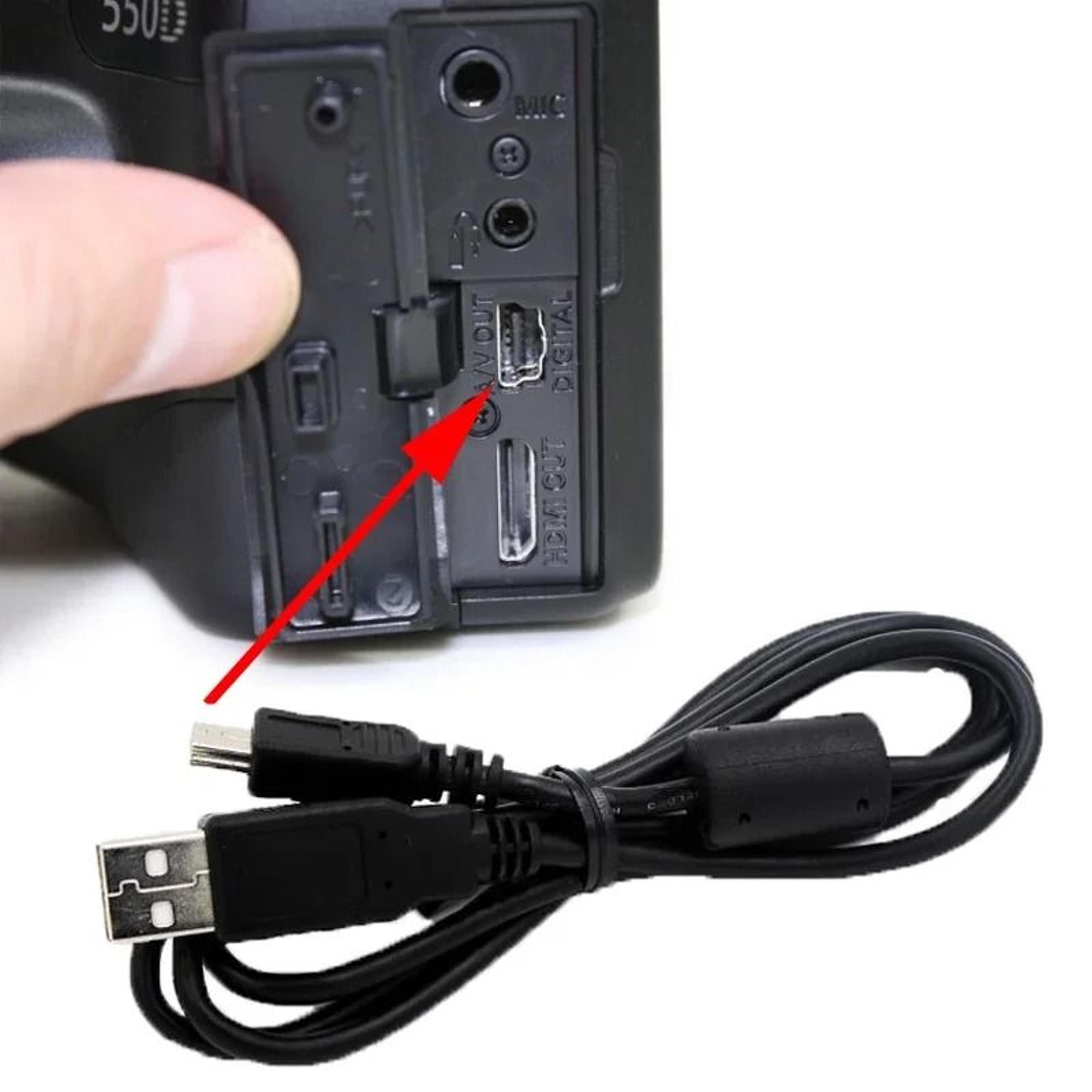USB Data Transfer  Sync Cable For Canon EOS SLR Digital Cameras 1