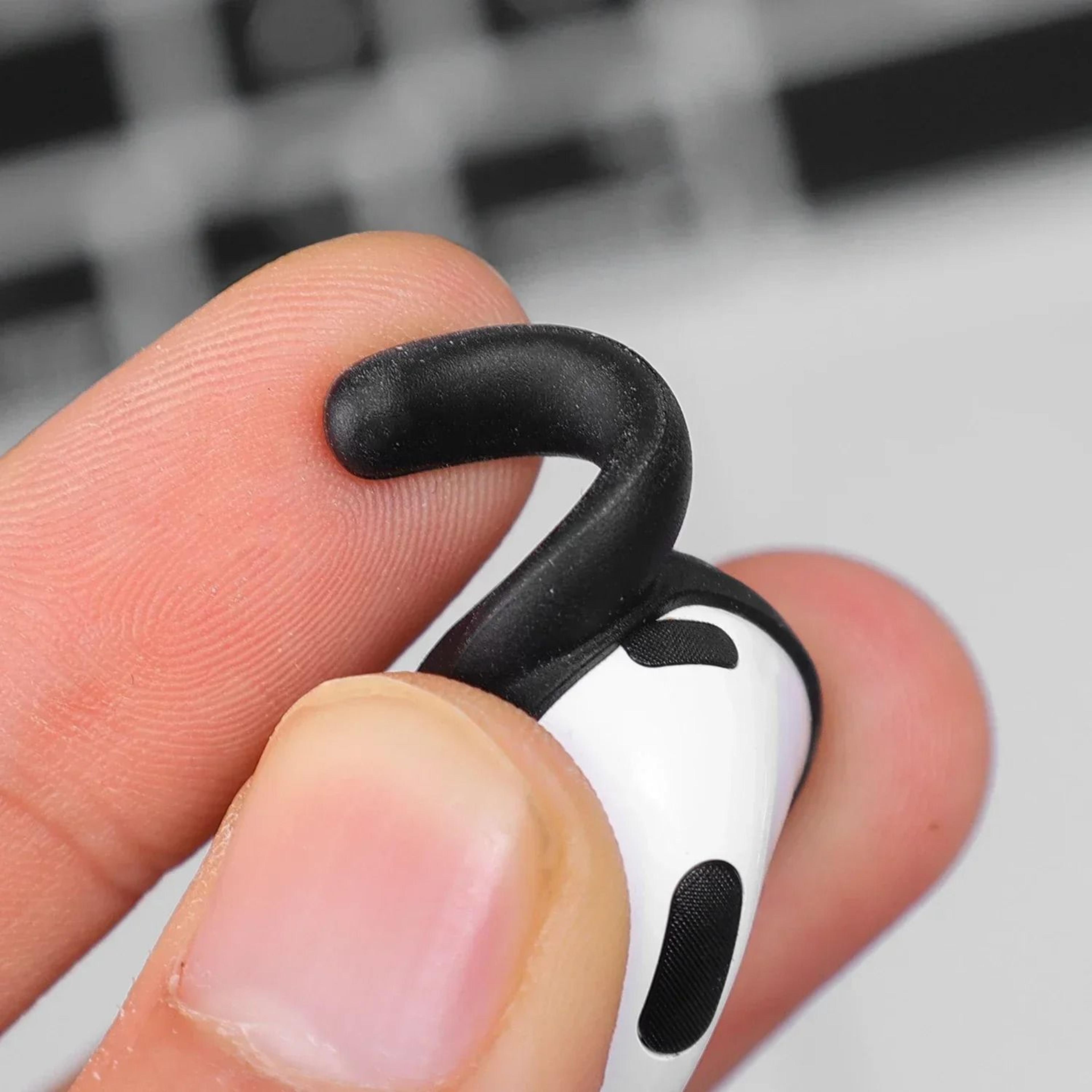 NonSlip Soft Silicone AntiLost Ear Hooks  Eartip Covers For Apple AirPods 4 2