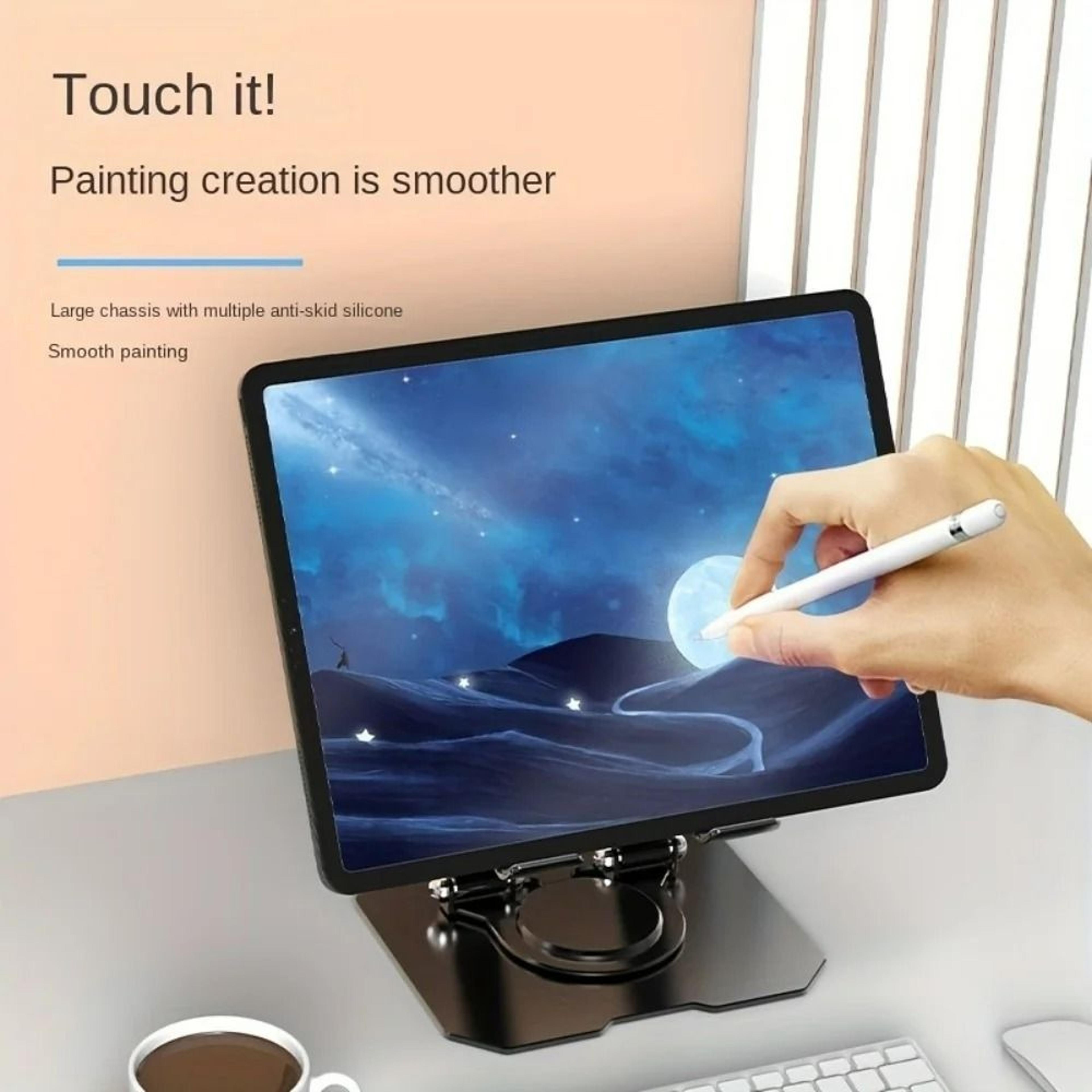 Universal Metal 360 Rotating Tablet  Phone Stand For IPad Air Mini  Smartphones 1