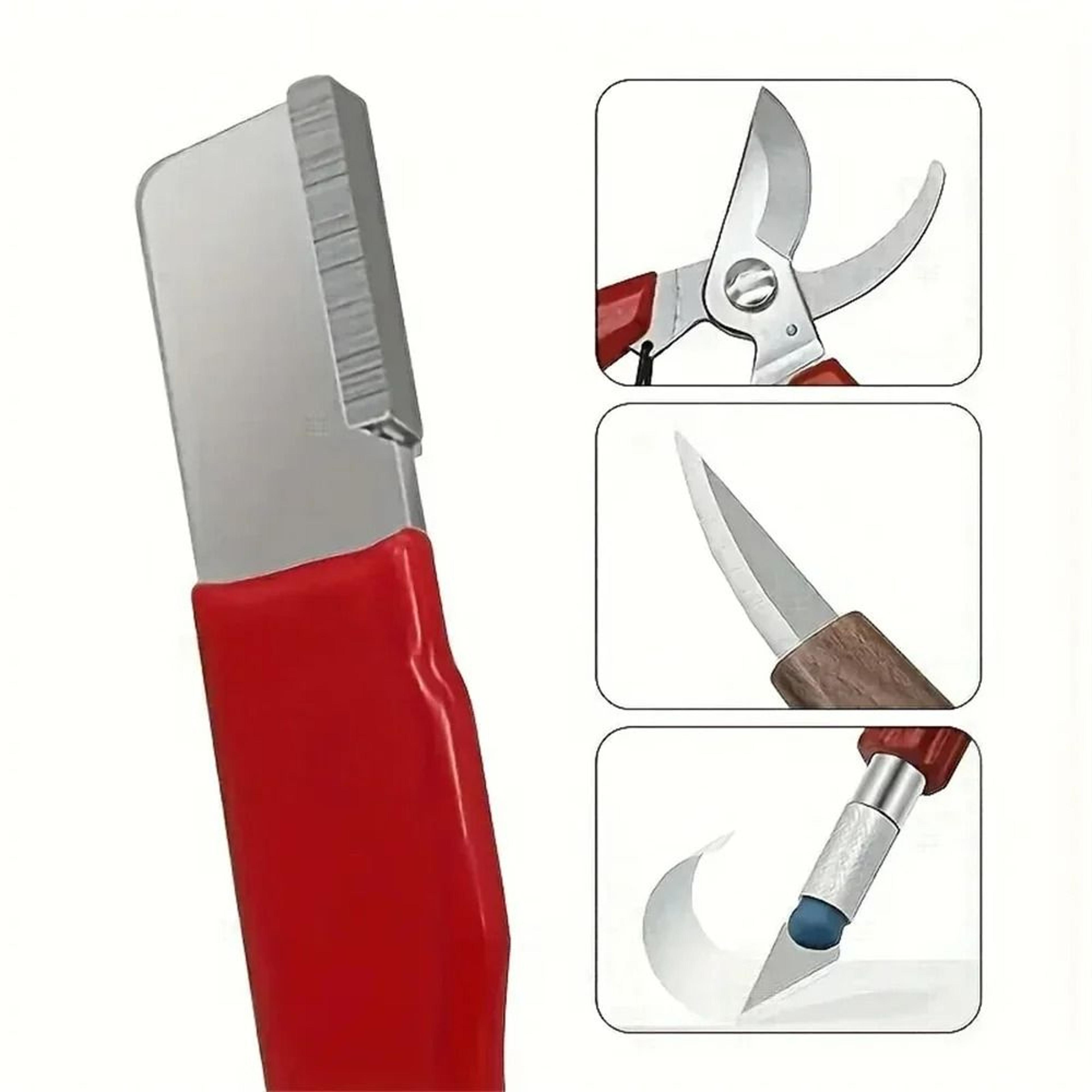 Professional 3Stage Tungsten Ceramic  Diamond Knife  Scissors Sharpener Tool 0