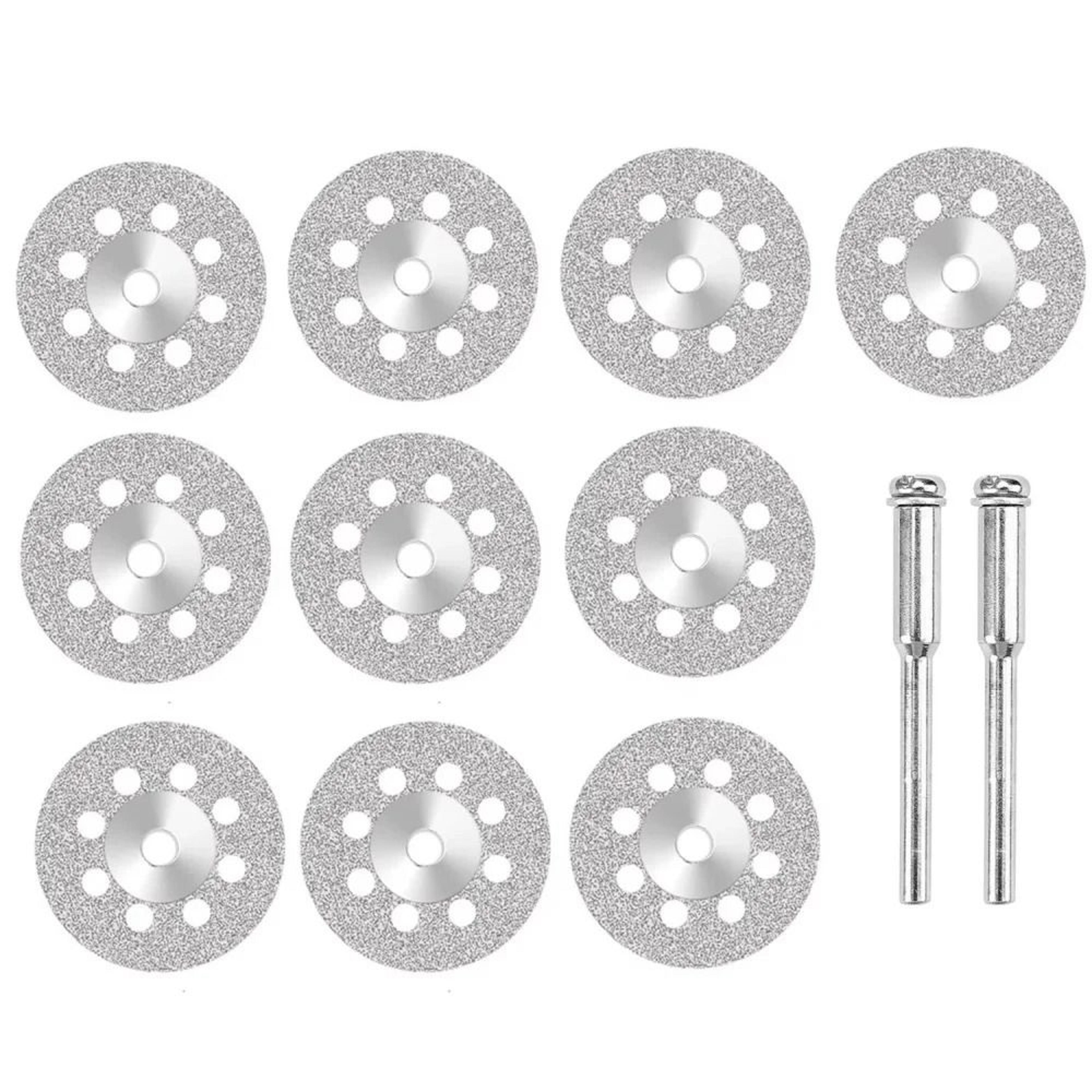Diamond Cutting Disc Grinding Wheel Set With Core Shaft Mandrels 0
