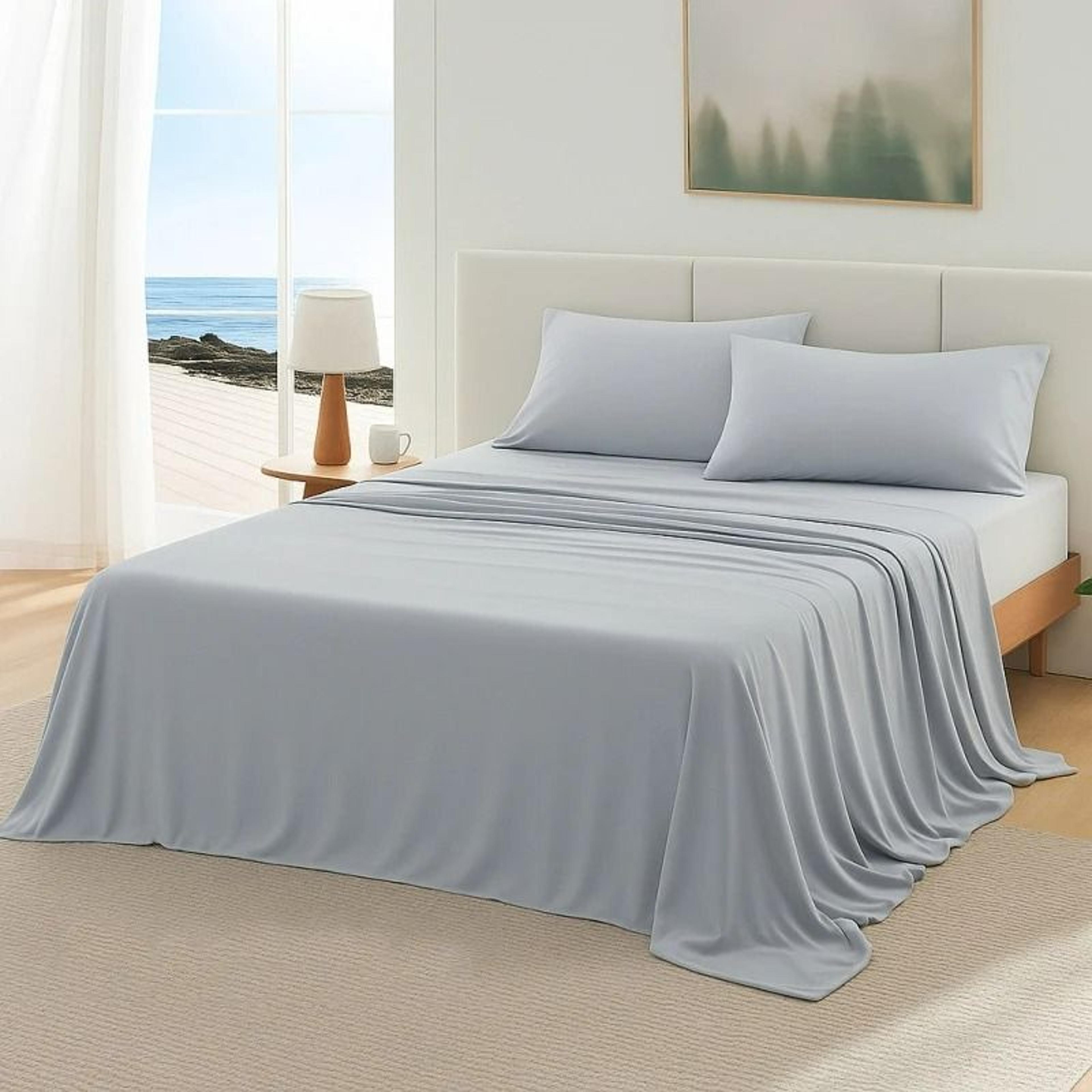 Summer Ice Silk Cooling Bed Blanket Lightweight Breathable Air Conditioning Quilt 9