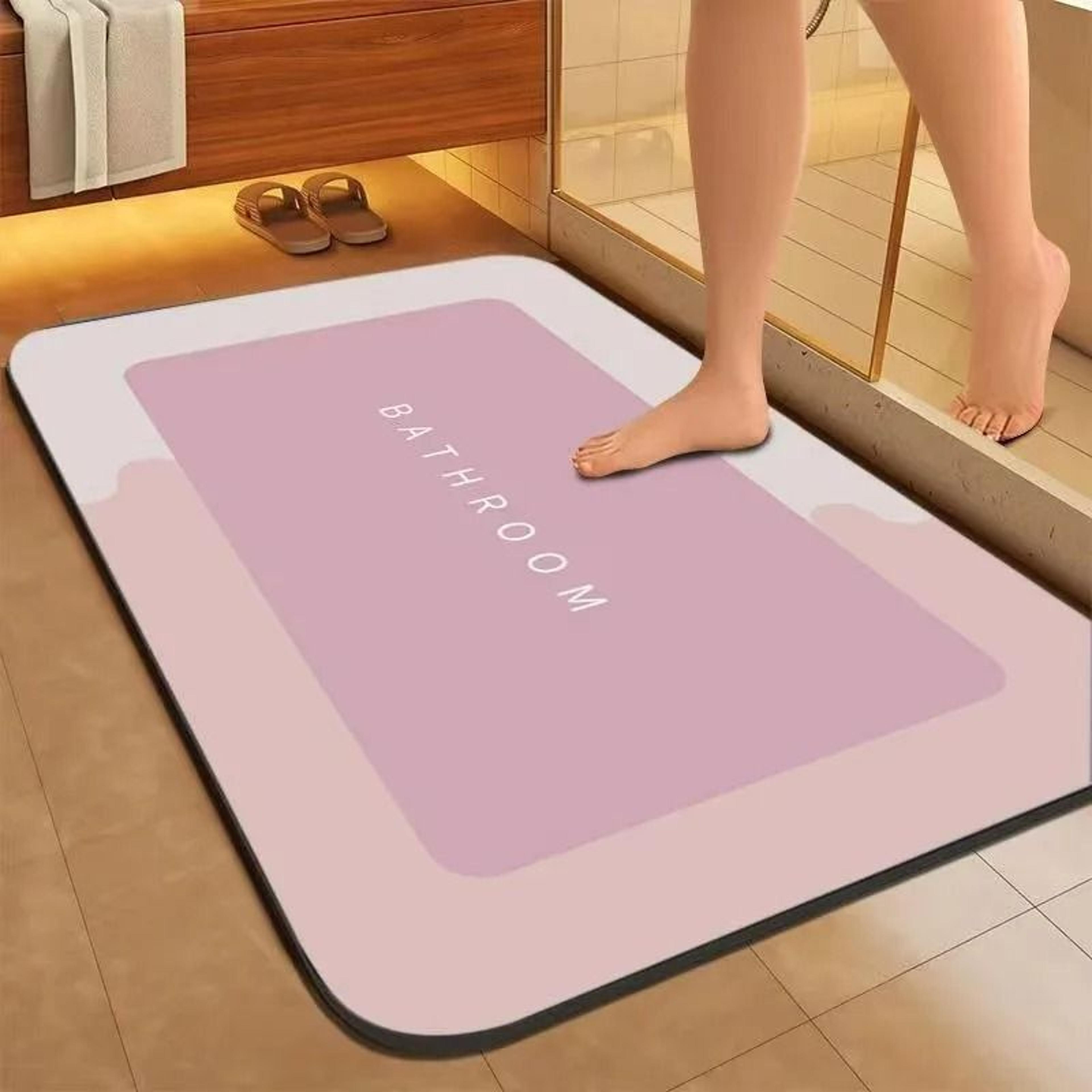 Super Absorbent Diatomite Fast Drying NonSlip Bath Mat 12