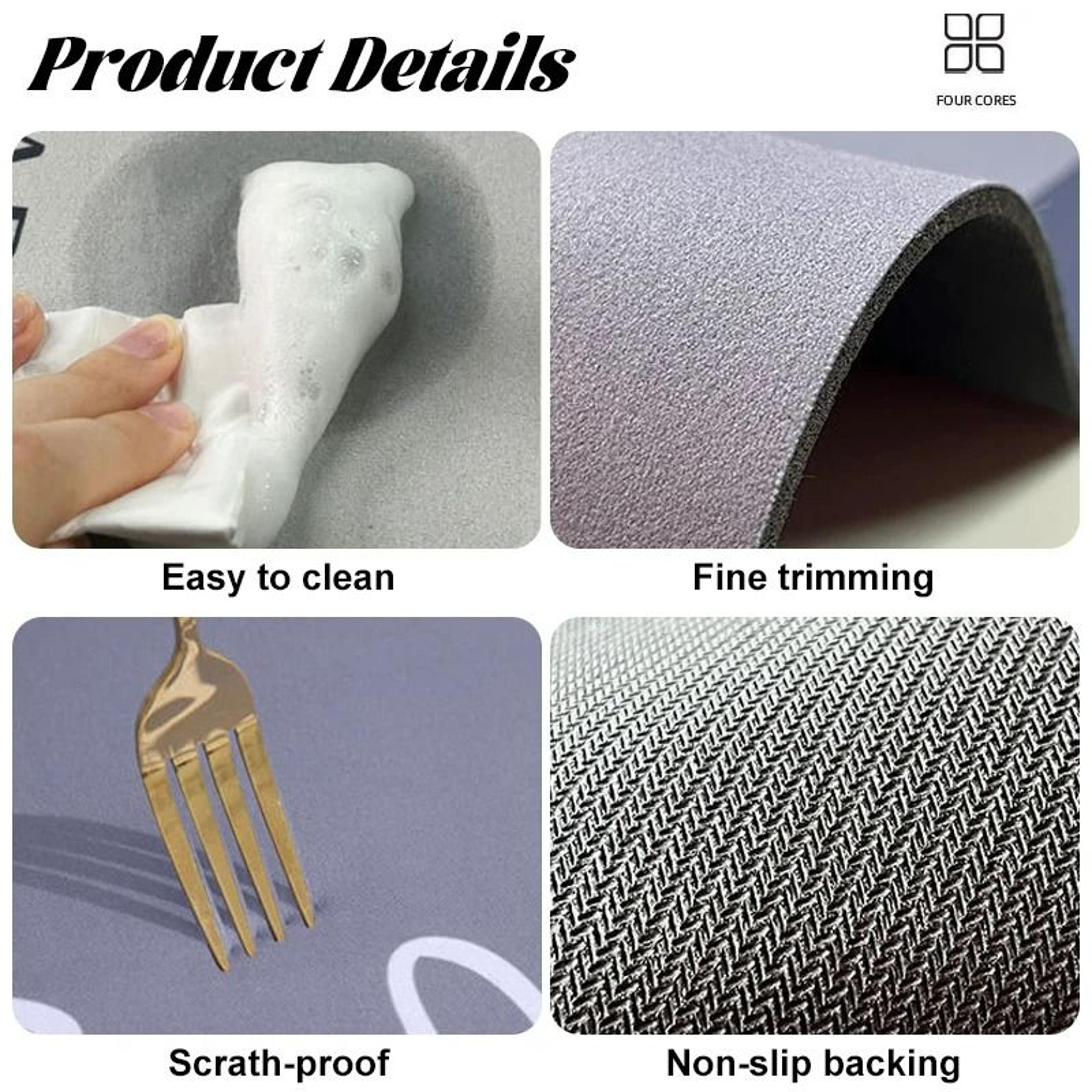 Diatomite Earth Absorbent NonSlip QuickDry Bath Mat 3