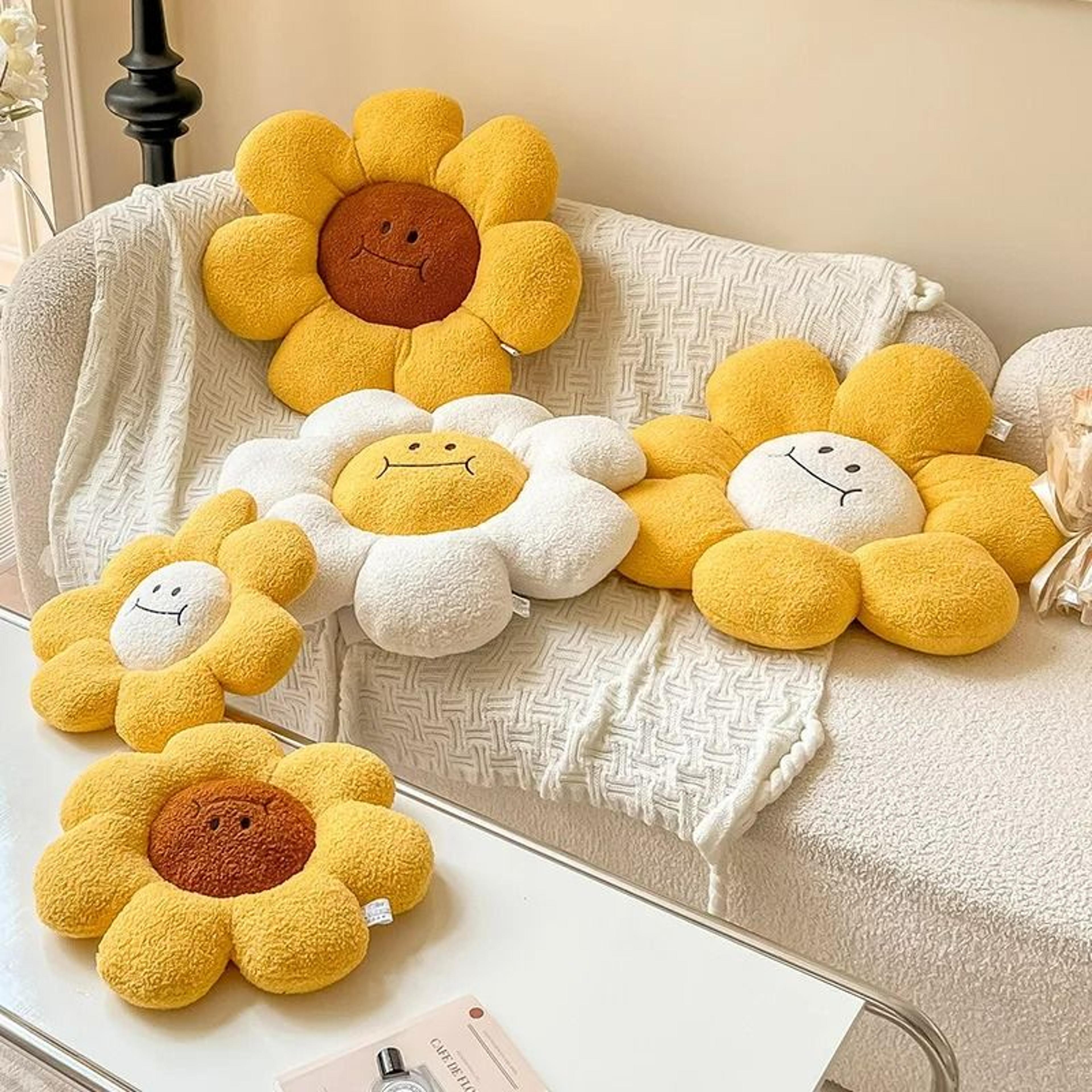 Sunflower Plush Daisy Flower Cushion Pillow 5