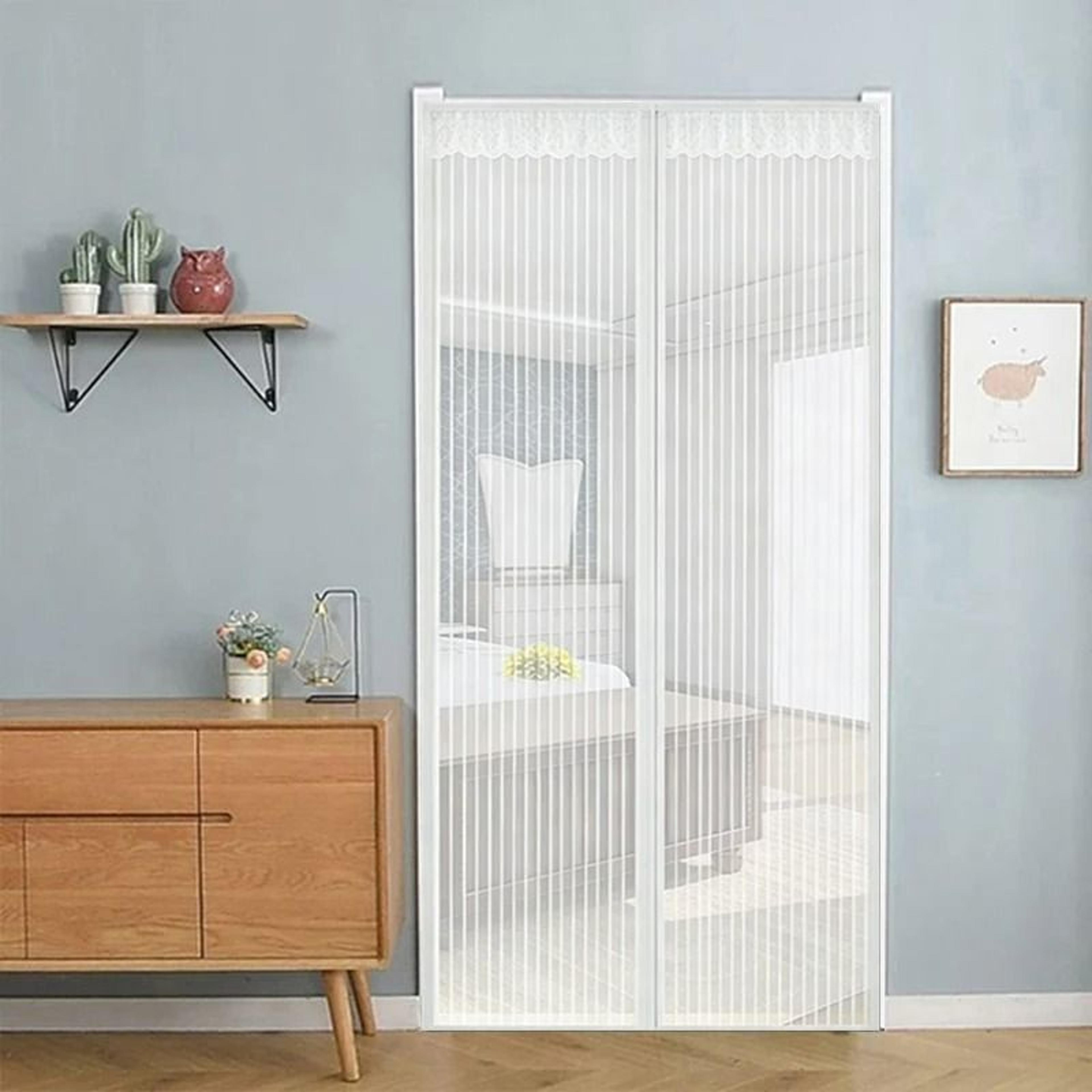 Magnetic Automatic Closing Mosquito Door Screen Net Curtain 8