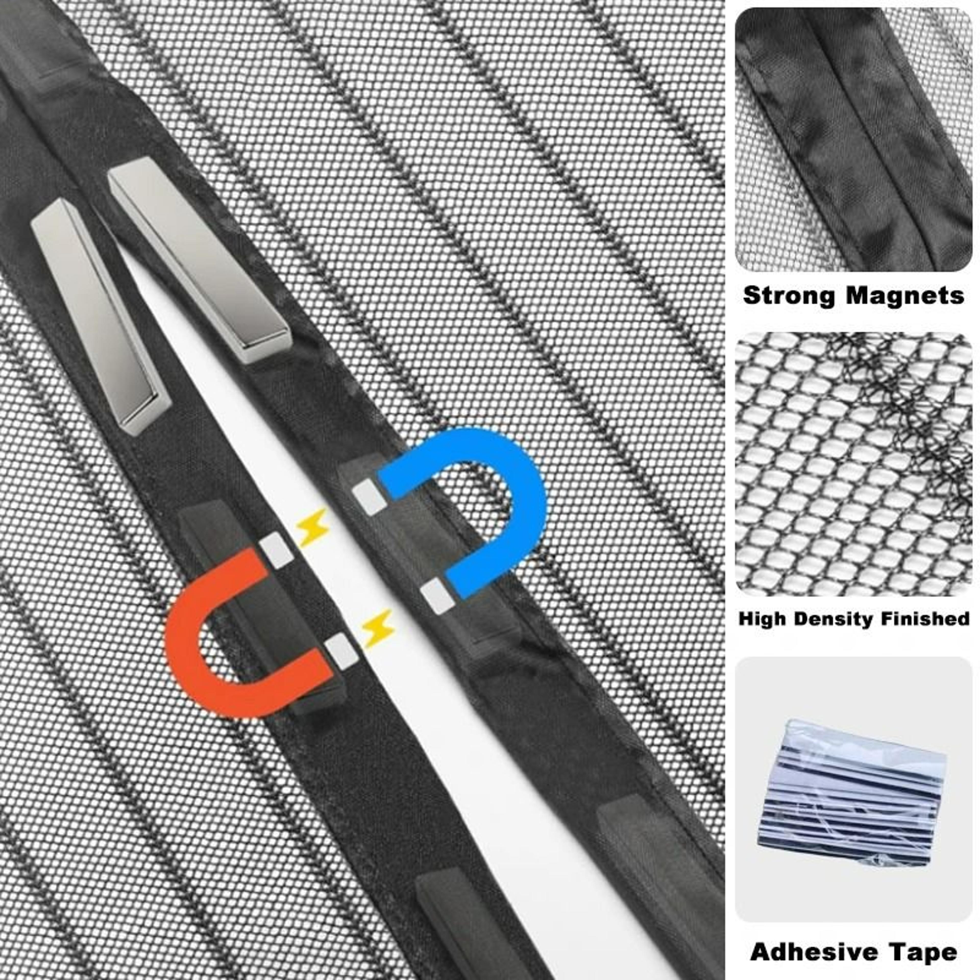 Magnetic Automatic Closing Mosquito Door Screen Net Curtain 6