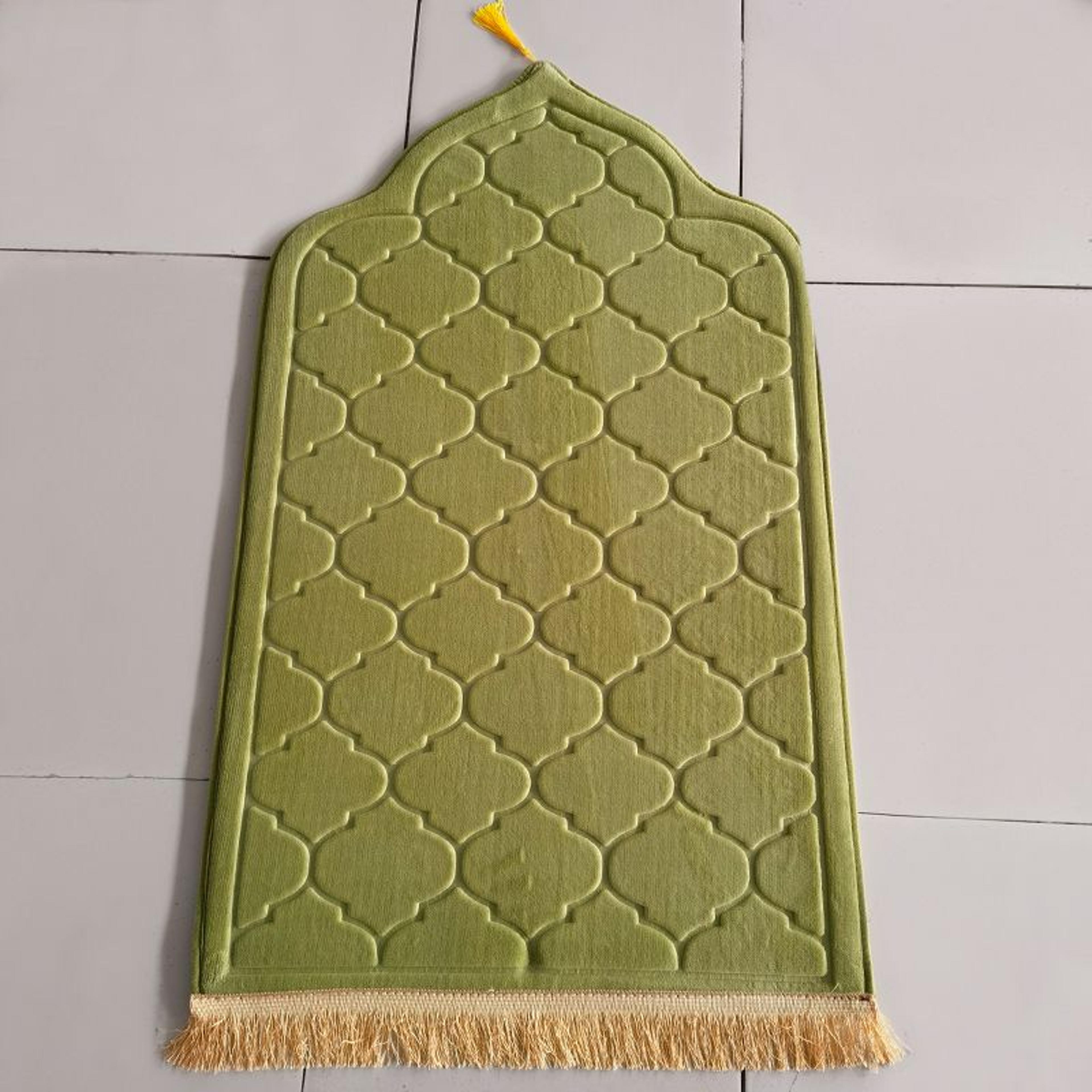 Flannel Embossed NonSlip Portable Prayer Rug 8