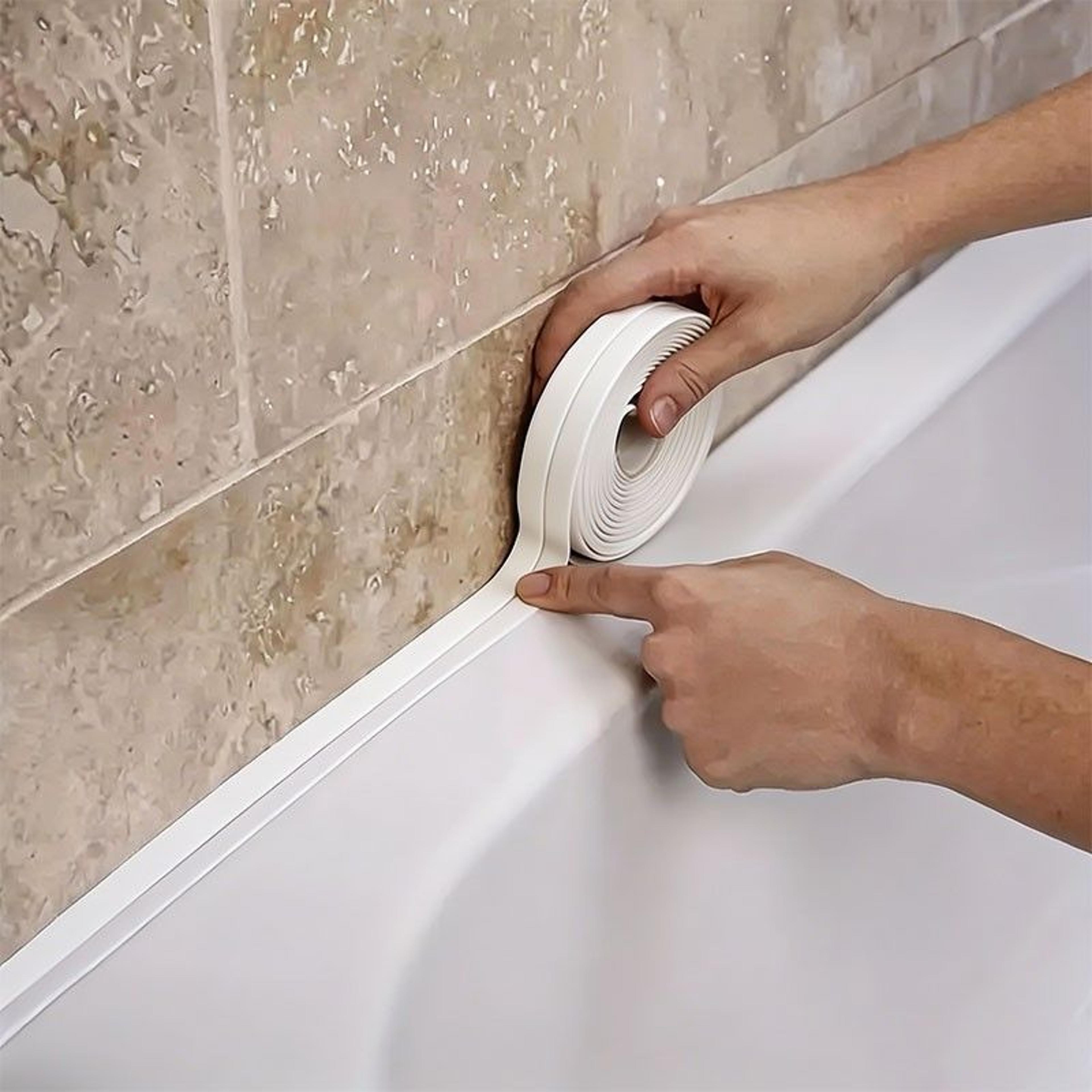 SelfAdhesive Waterproof PVC Sink Edge Caulk Tape 1