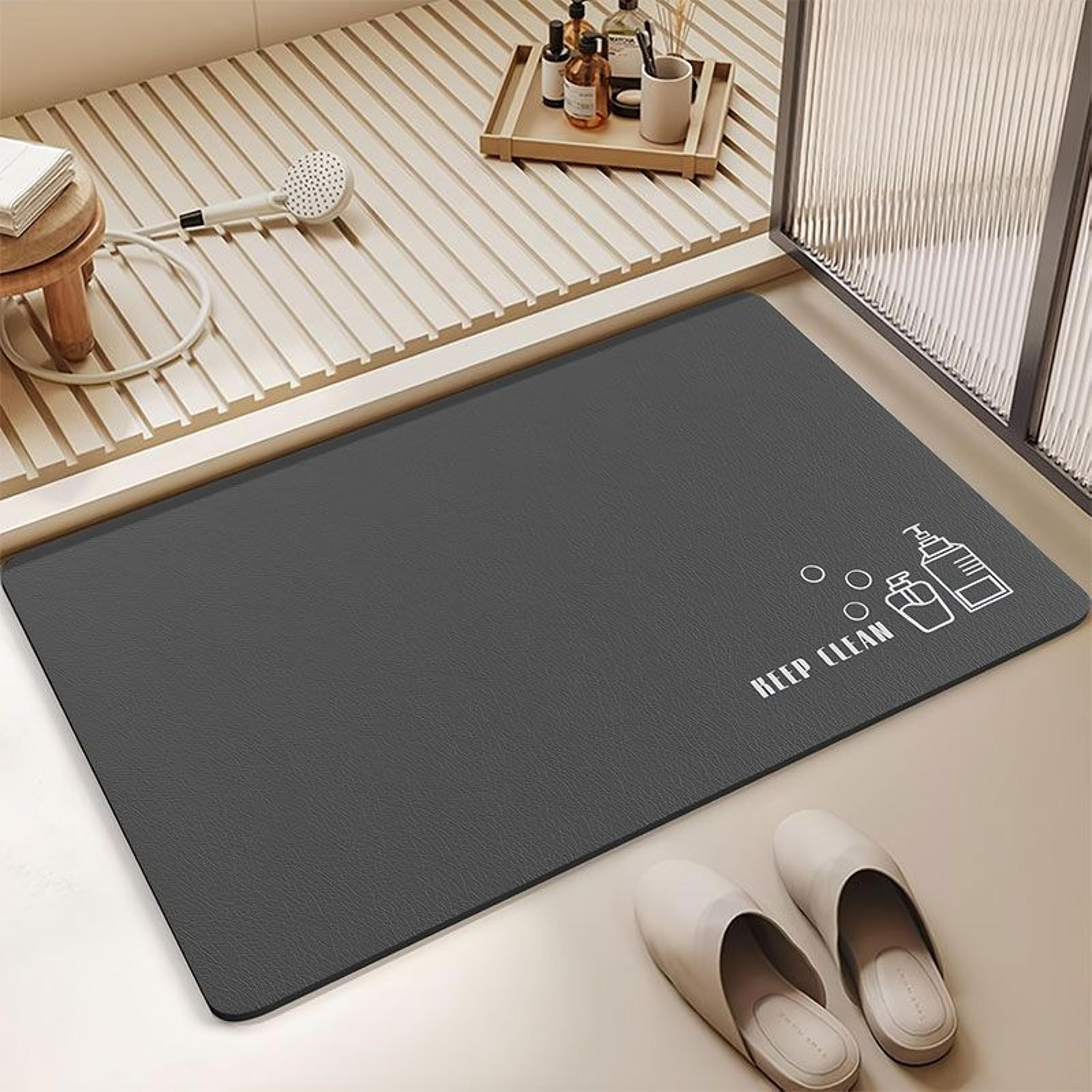 FastDrying Diatomite Absorbent NonSlip Bathroom Mat 5