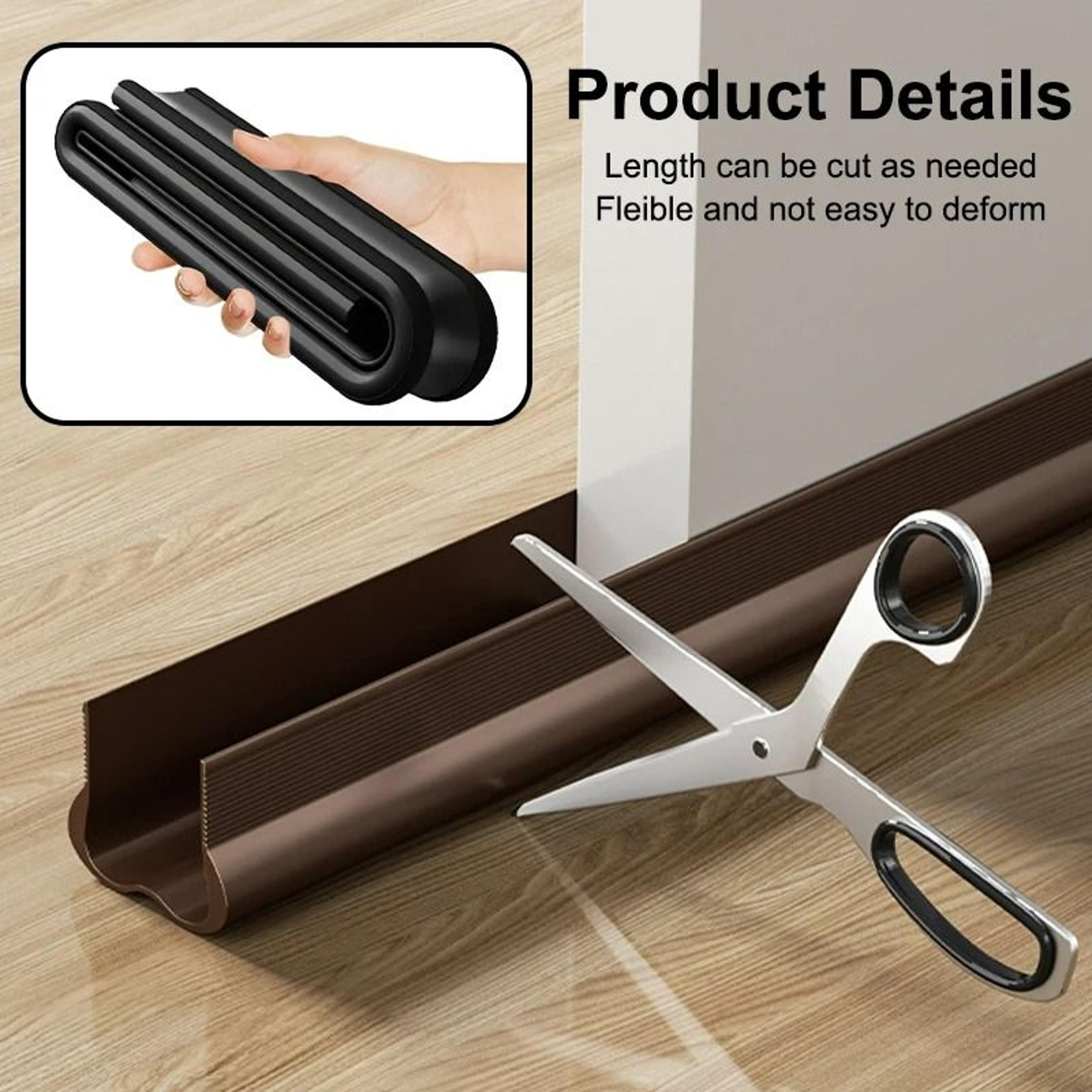 Cuttable Flexible Door Bottom Draft Stopper  Weather Strip 2
