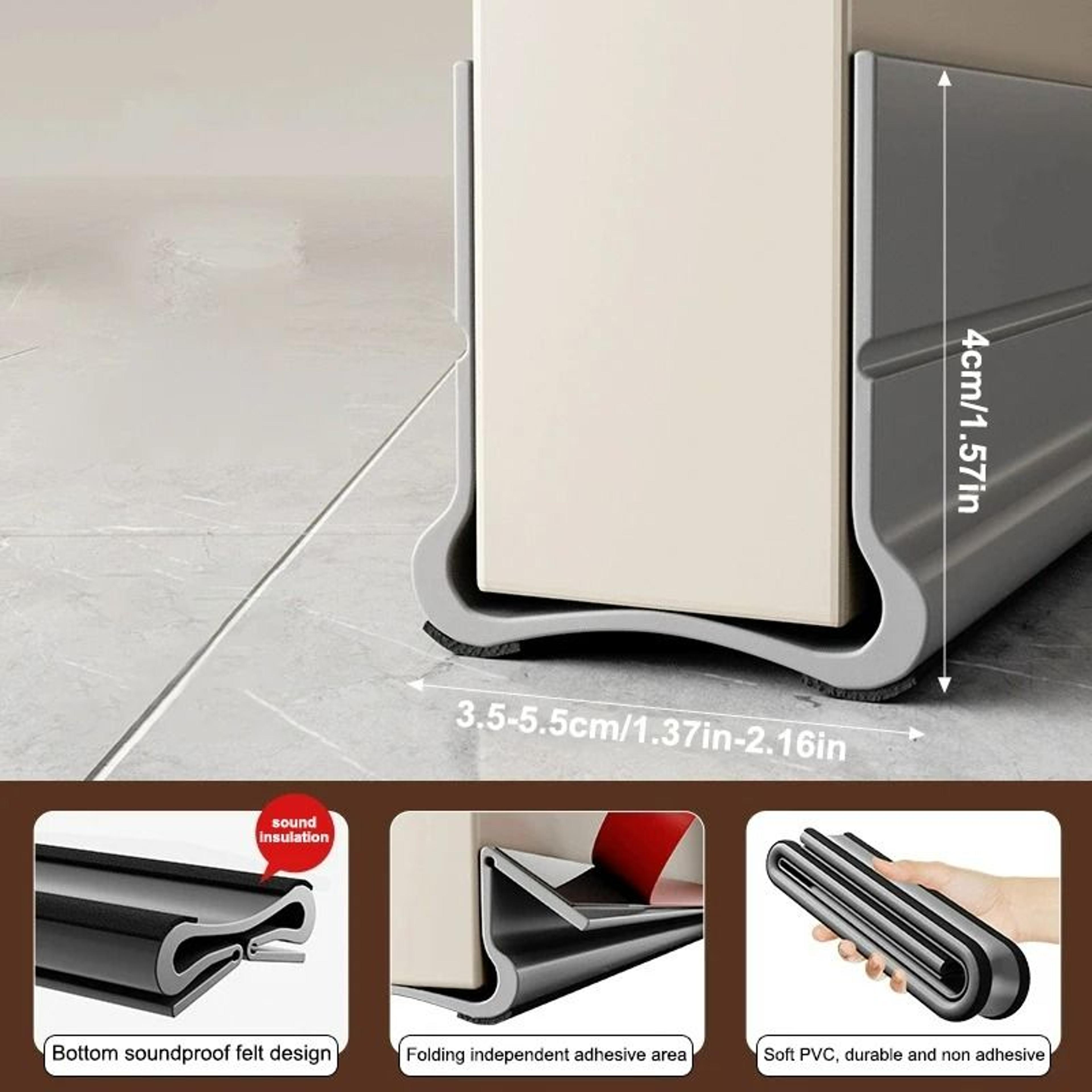Cuttable Flexible Door Bottom Draft Stopper  Weather Strip 13