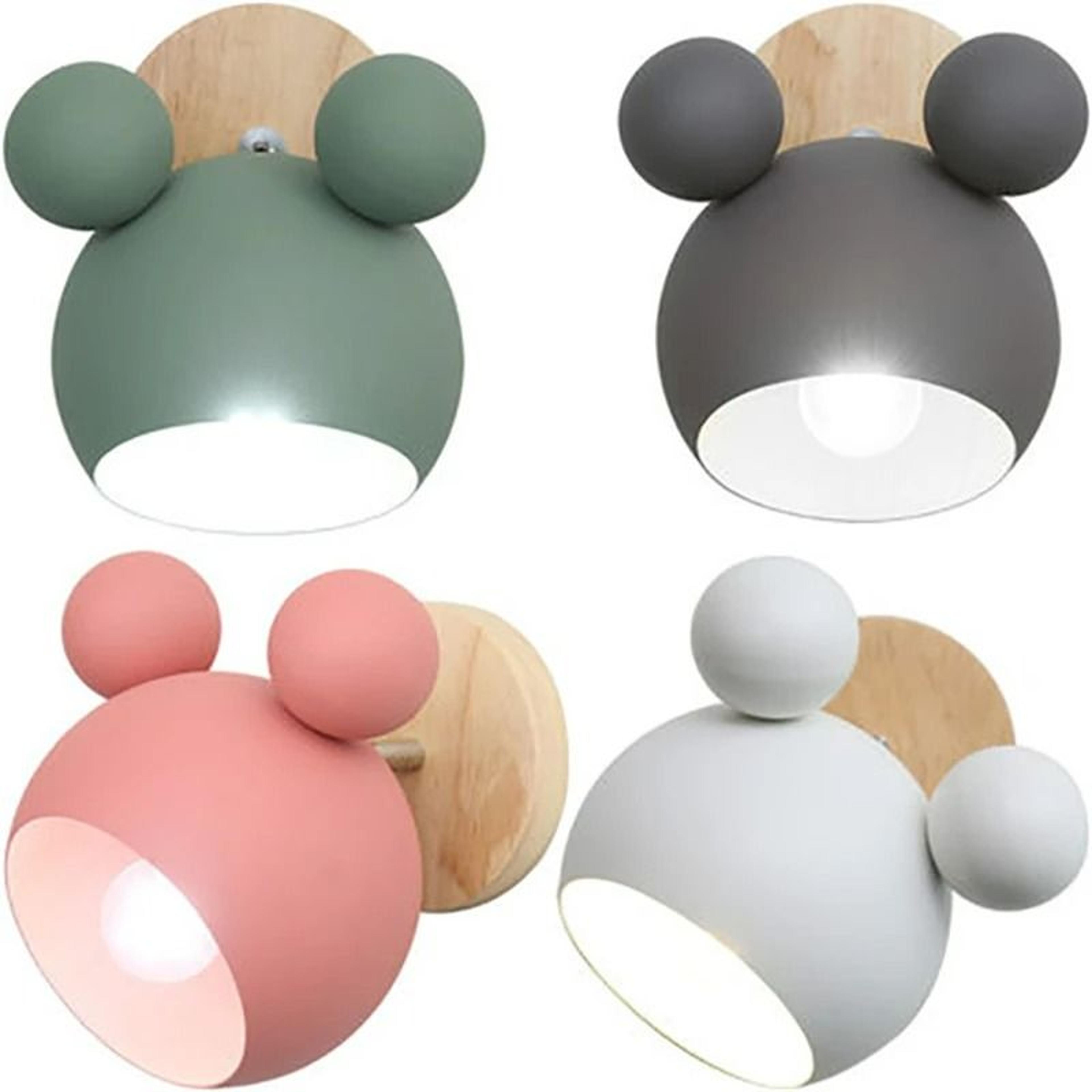 Nordic Mickey Mouse Silhouette Wall Sconce 6