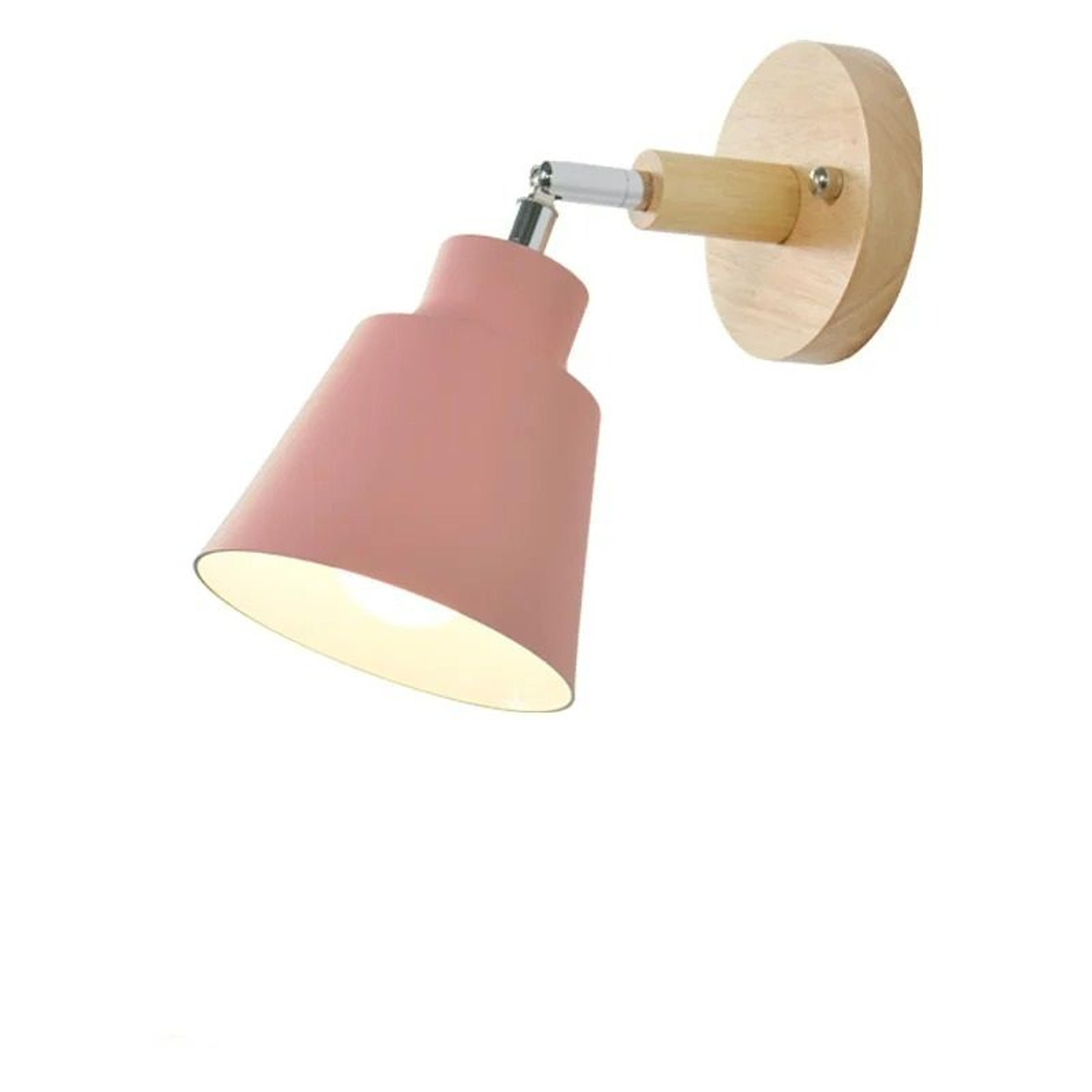 Nordic Wooden Wall Light With Zipper Pull Switch 7